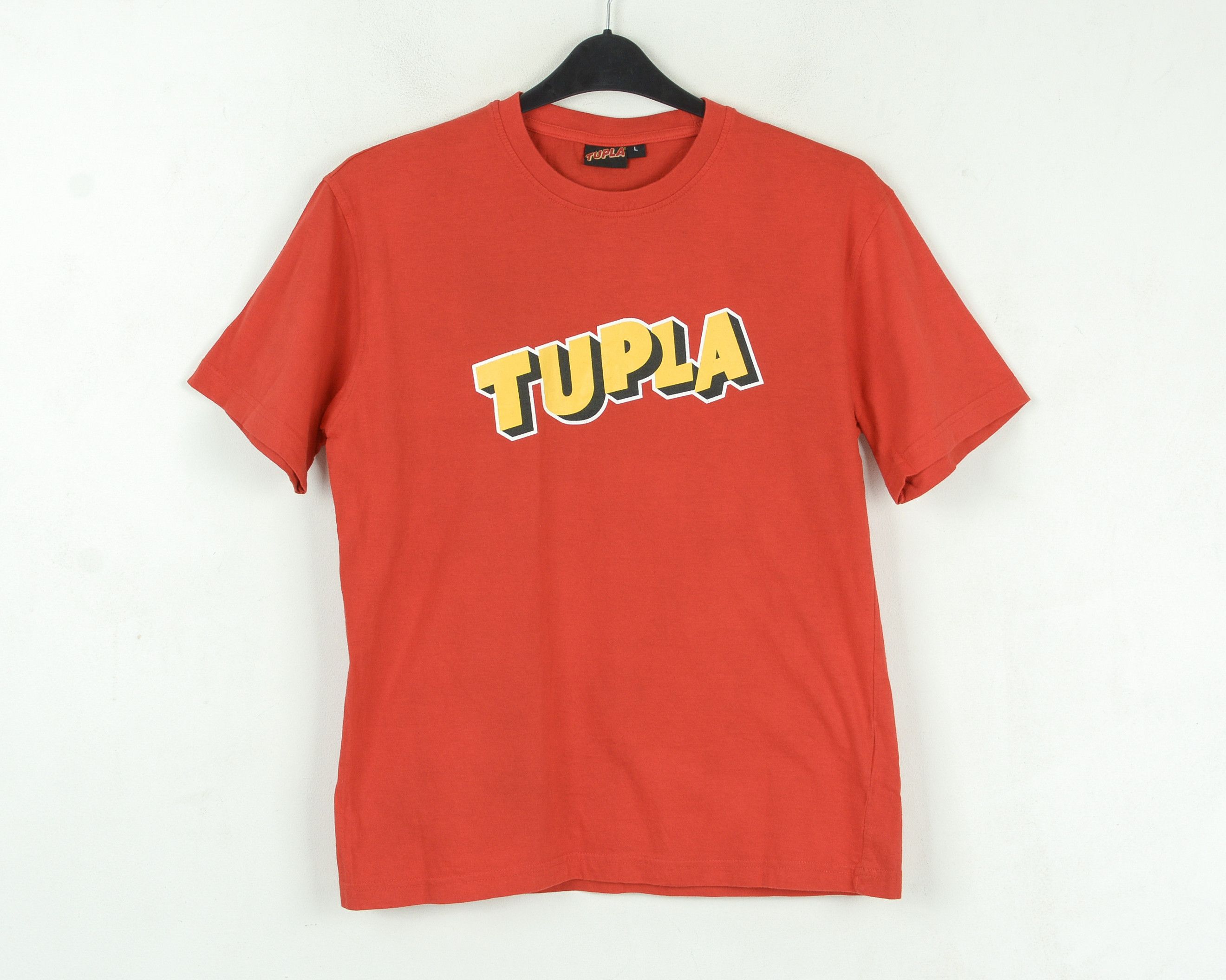 Vintage TUPLA T-Shirt Men's Crew Neck vintage retro big logo M L Size US L / EU 52-54 / 3 - 1 Thumbnail