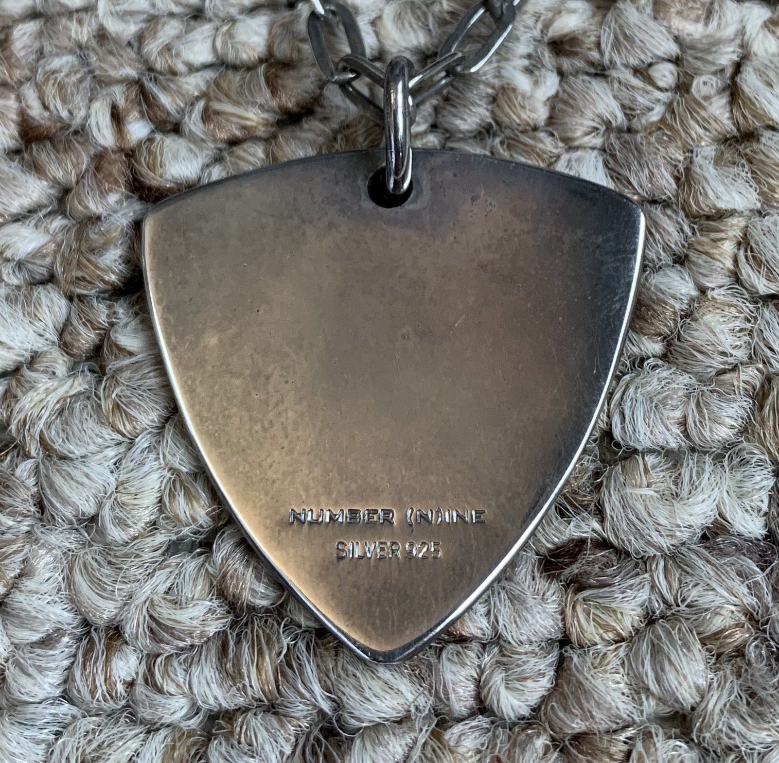 Number (N)ine F/W 2005 Number (N)ine Silver Fender Guitar Pick Necklace Size ONE SIZE - 4 Thumbnail