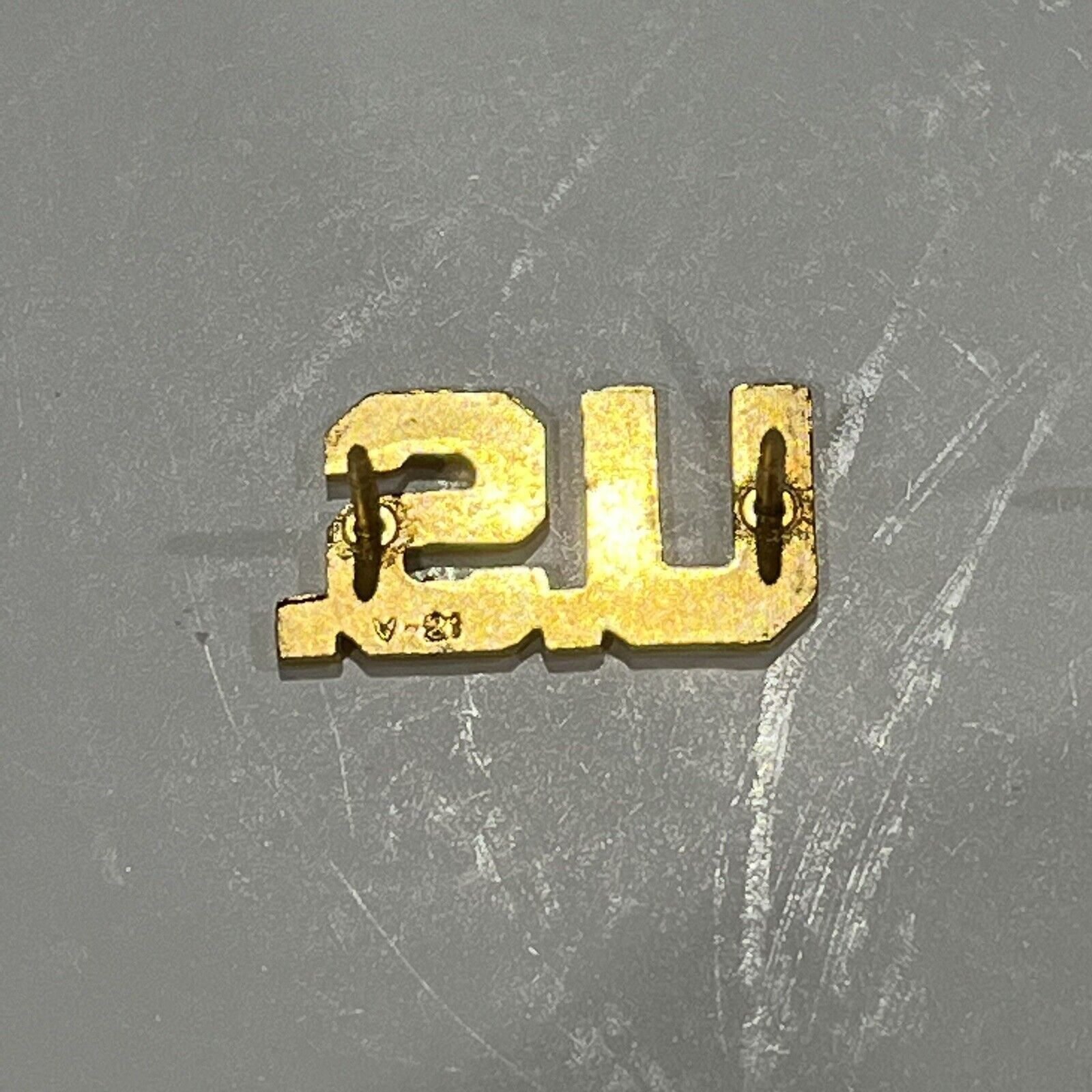 Other U.S. Military Uniform Dual Post Pin Gold-Brass Tone Set of 2 Size ONE SIZE - 5 Thumbnail