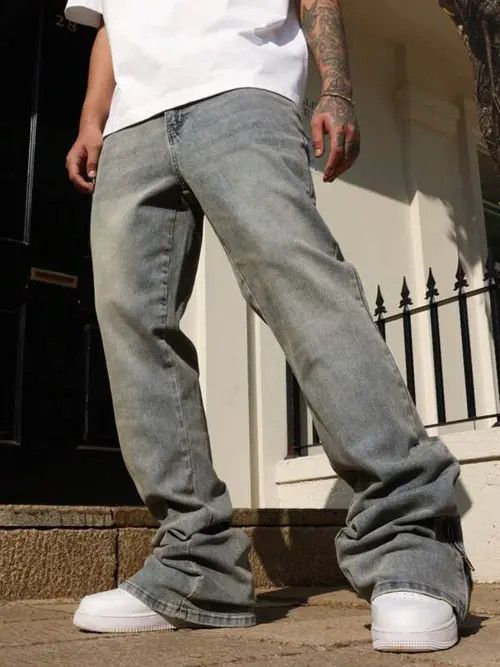 Japanese Brand Nozomi x Kaori Straight fit DRIP TRAP Denim jeans Size US 32 / EU 48 - 5 Thumbnail