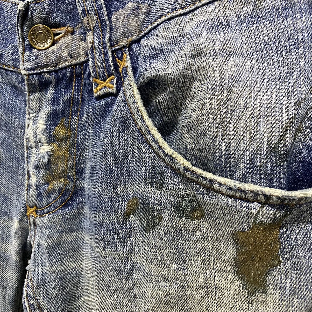 Dolce & Gabbana Dolce & Gabbana paint distressed denim Size US 31 - 23 Thumbnail