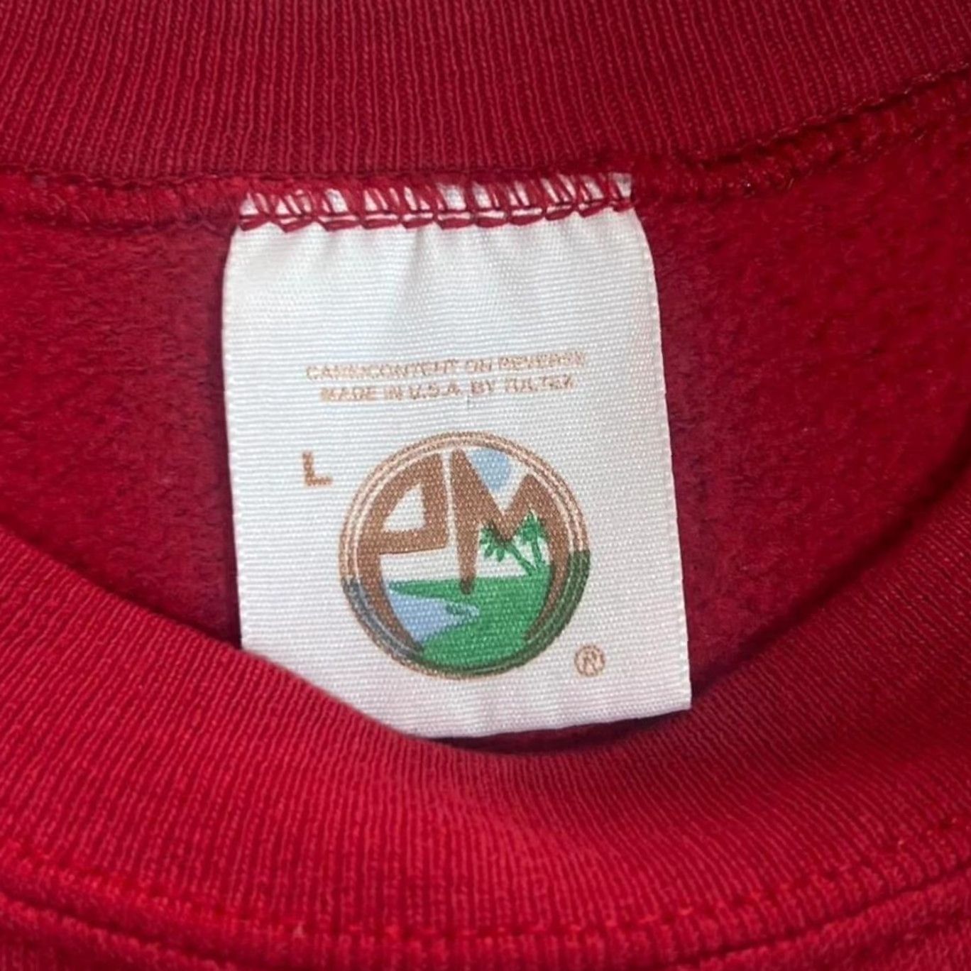 Tultex VINTAGE Ohio State Buckeyes Graphic Red Sweatshirt M Mens Long Sleeve Pullover Size M Big Spellout Front 90s Size US M / EU 48-50 / 2 - 2 Thumbnail