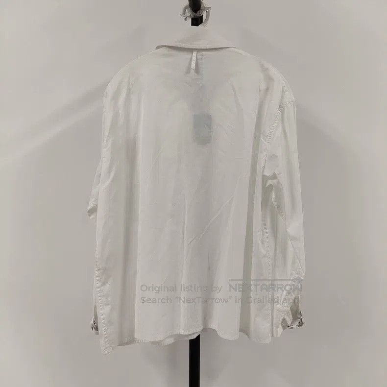 Hermes Hermes Long Sleeve Shirt White Size XXS / US 00 / IT 34 - 2 Thumbnail