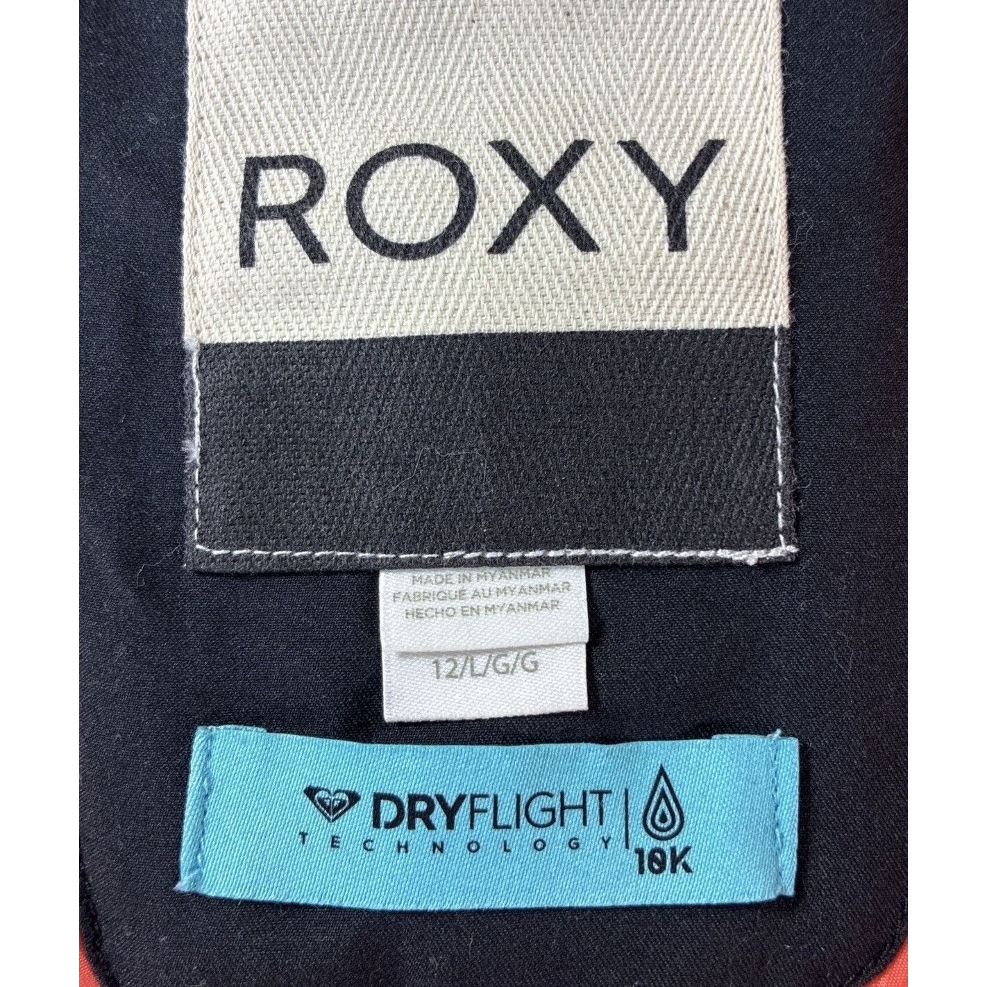 Other Roxy Jetty Girls Snow Ski Jacket Size L 12 145 158 NWT Flora ...