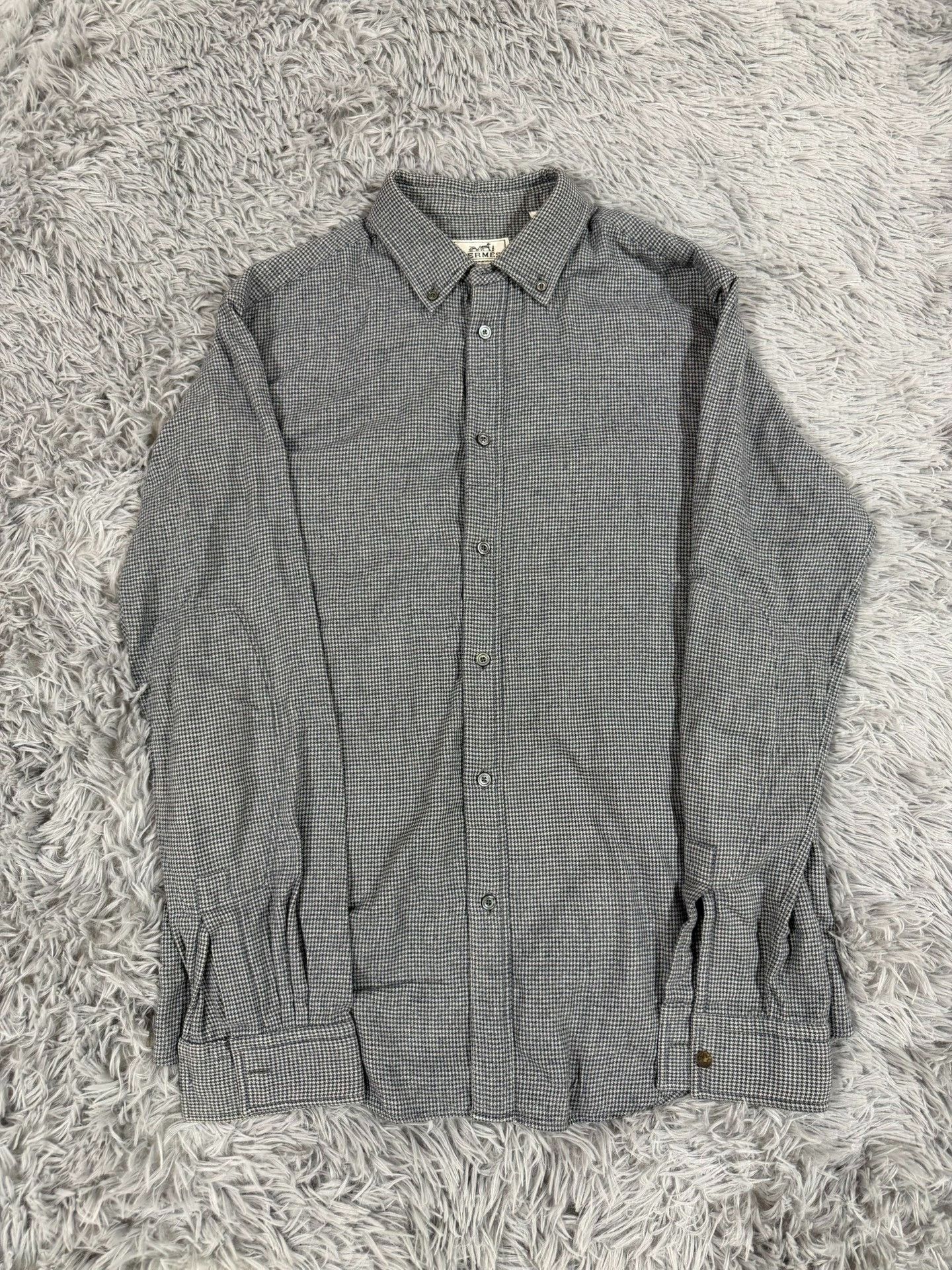 Hermes Hermes Cotton Gray Shirt xs Men Size US XS / EU 42 / 0 - 1 Thumbnail