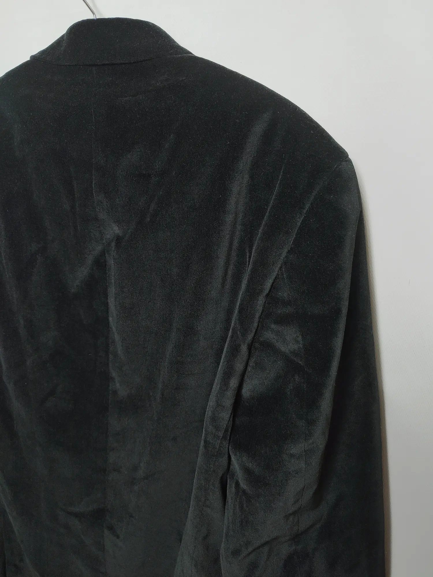 Lauren Ralph Lauren × Polo Ralph Lauren × Ralph Lauren Black Label LRL Ralph Lauren Velour Black Blazer Size 48R - 10 Thumbnail