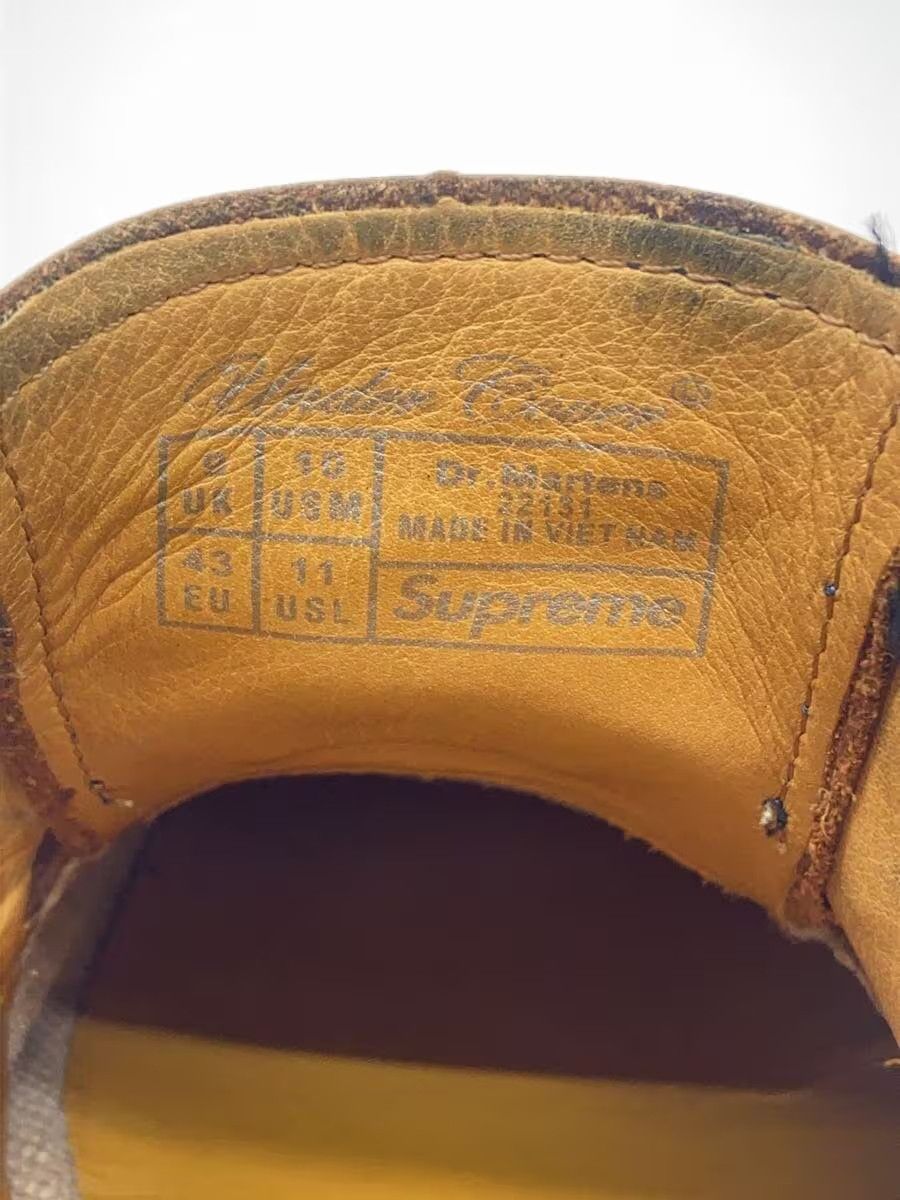 Supreme × Undercover Anarchy Logo Dr Martens Leather Derby Shoes Size US 10 / EU 43 - 5 Thumbnail