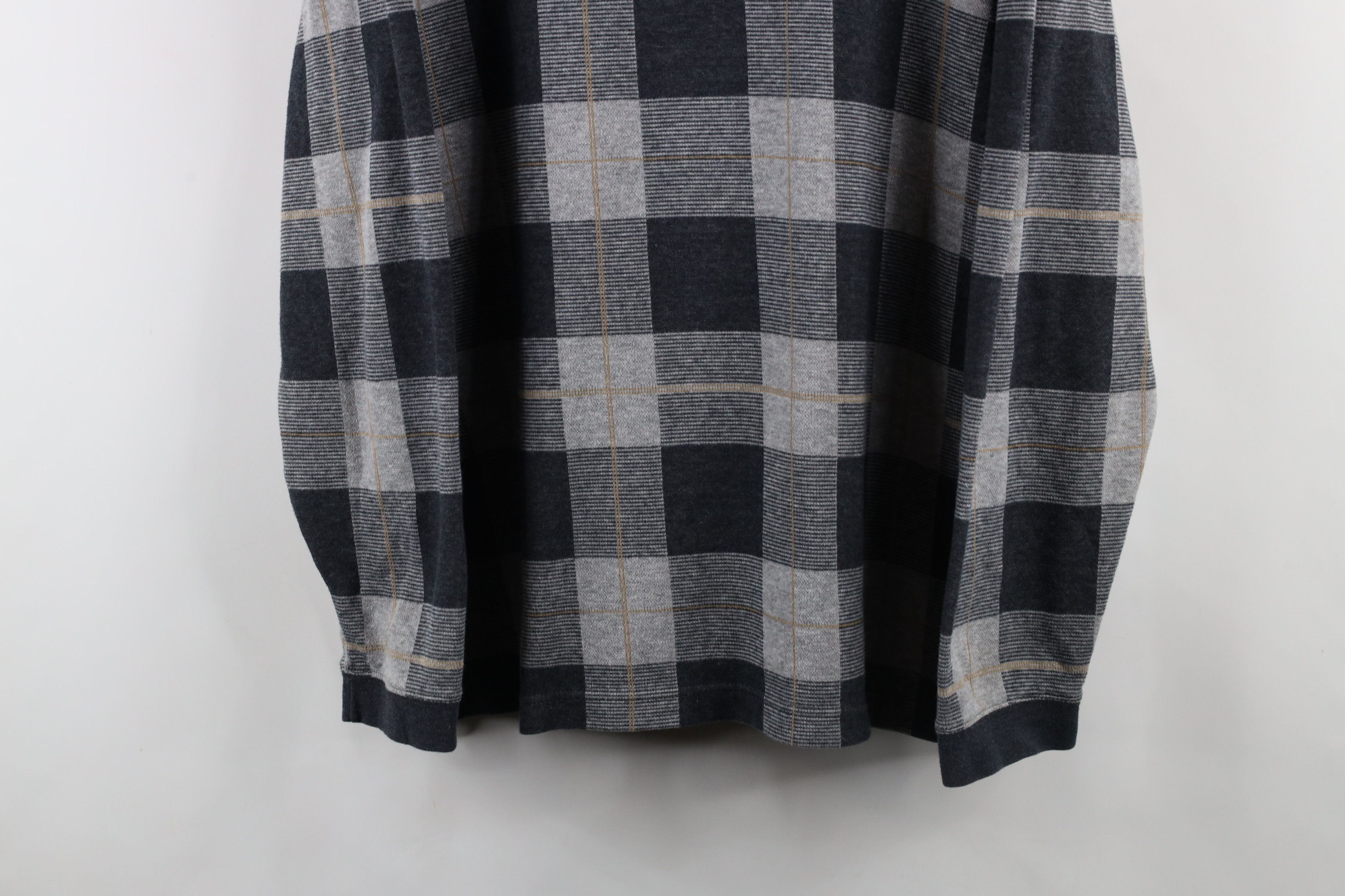 Vintage Vintage 90s Streetwear Knit Long Sleeve Rugby Polo Shirt Size US XL / EU 56 / 4 - 3 Thumbnail