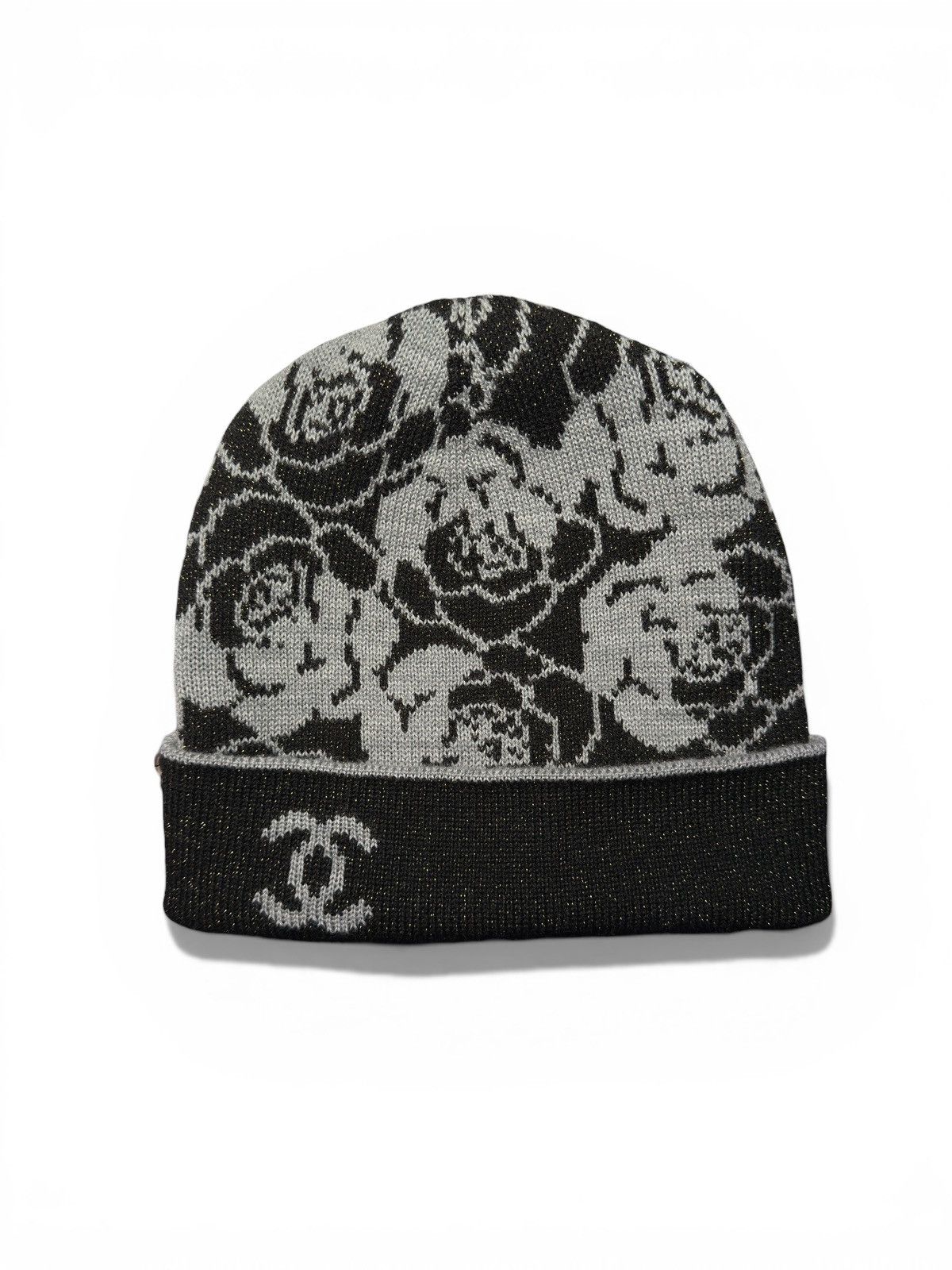 Chanel CHANEL CLOCHE 25A CAMELLIA REVERSIBLE BEANIE Size ONE SIZE - 4 Thumbnail
