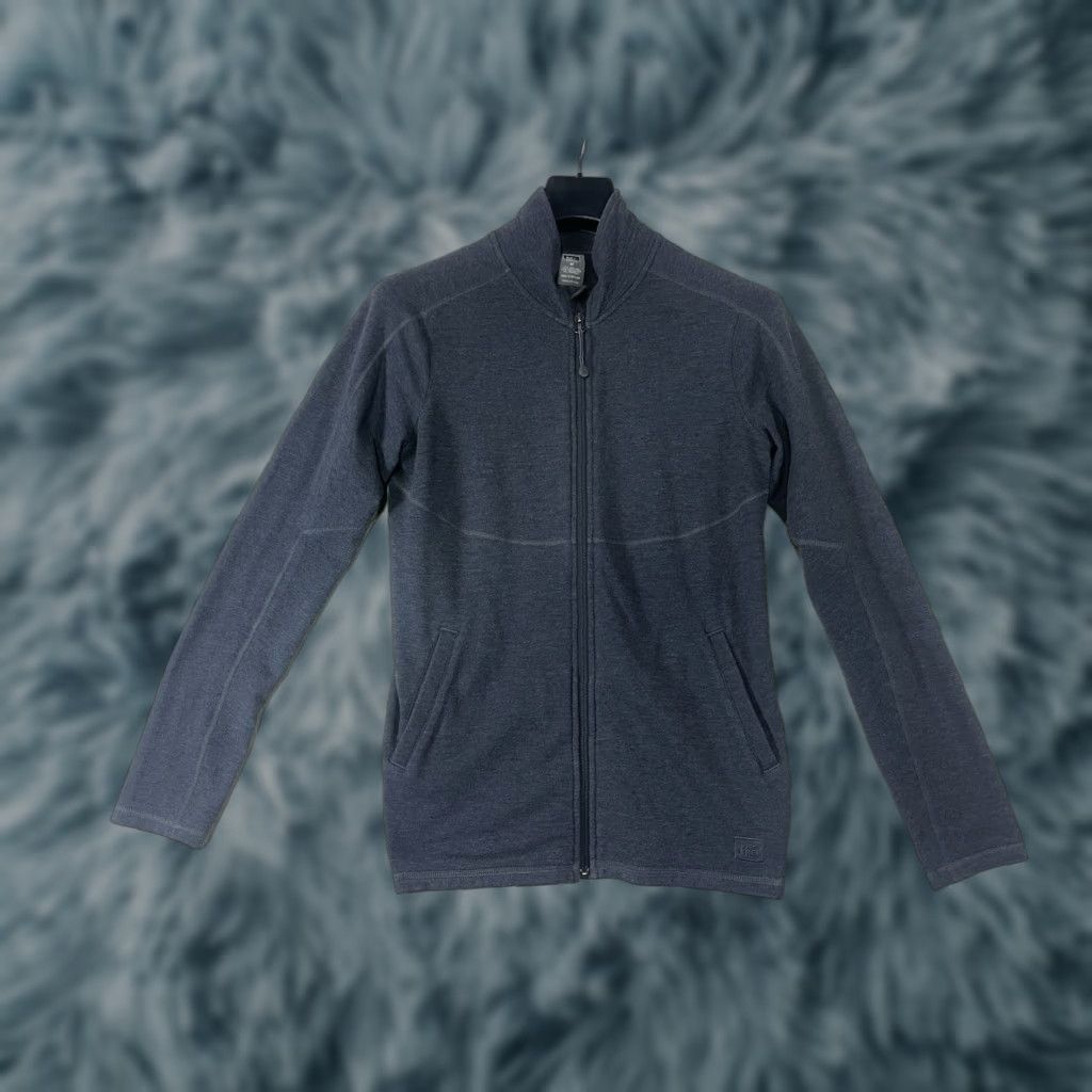 Vintage REI Jacket Fleece Pockets Dark Gray Women's Size M Medium Gray Cotton Blend Size M / US 6-8 / IT 42-44 - 1 Thumbnail