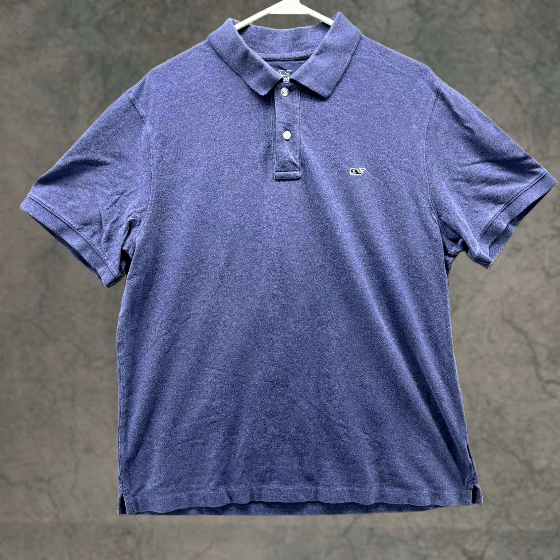 Vineyard Vines Vineyard Vines Polo Shirt Mens L Blue Slim Fit Cotton Spandex Whale Logo Polo Shirt Size US L / EU 52-54 / 3 - 1 Thumbnail