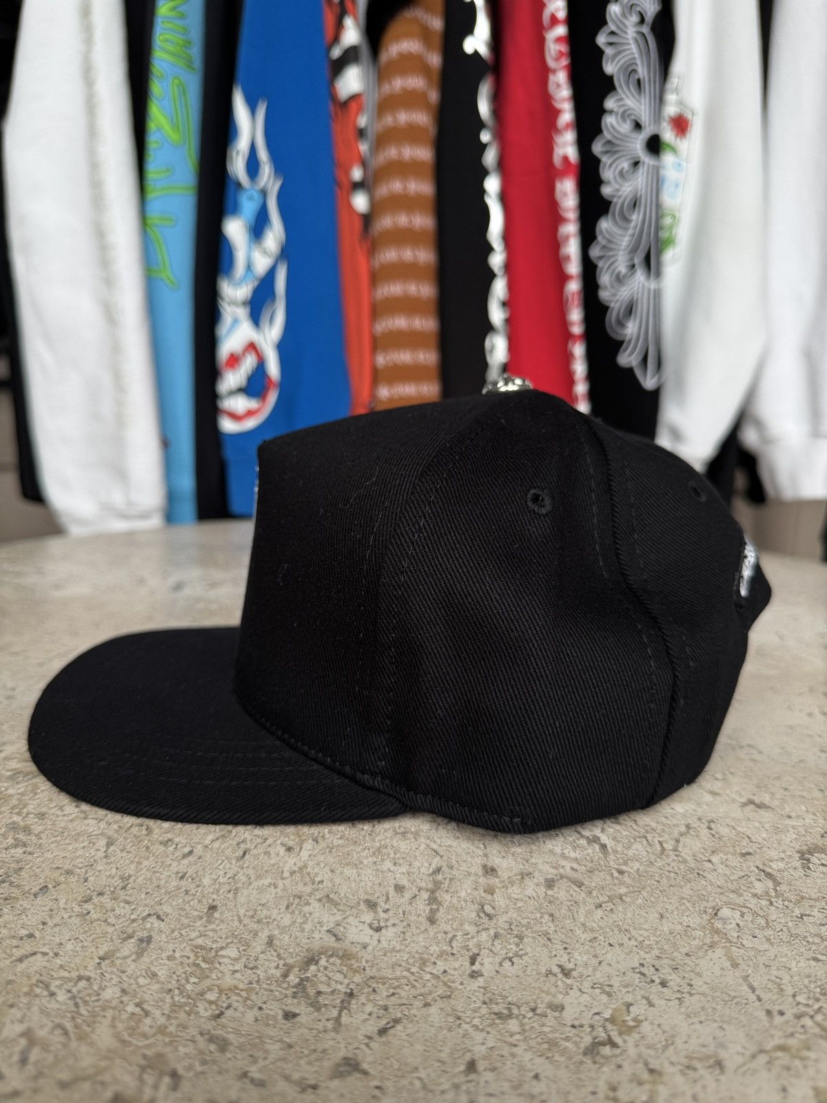 Chrome Hearts Chrome Hearts RS3 White Crosses 3 Baseball Hat Size ONE SIZE - 3 Thumbnail