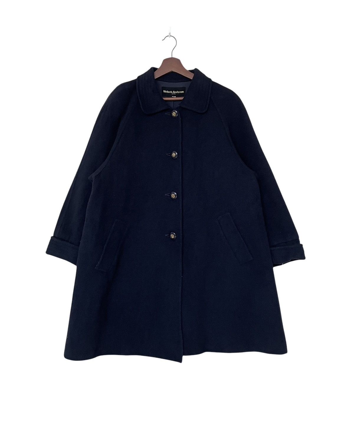 Designer × Vintage Vintage Brand Kinloch Anderson Wool Trench Coat 2000s Size US L / EU 52-54 / 3 - 2 Thumbnail
