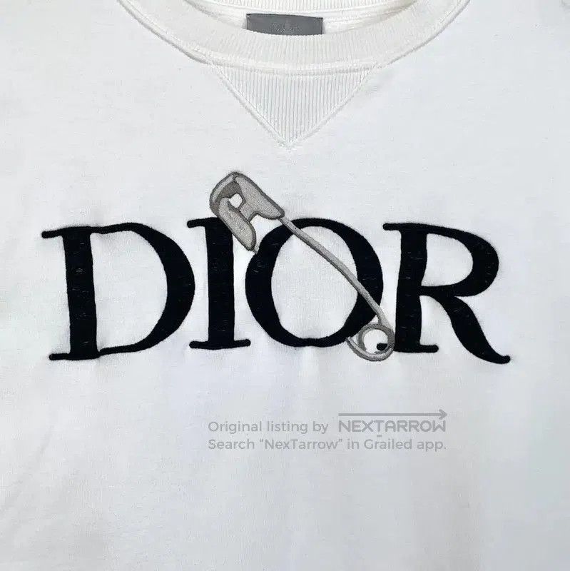 Dior Dior Women's White Cotton Sweatshirt . Size S / US 4 / IT 40 - 4 Thumbnail