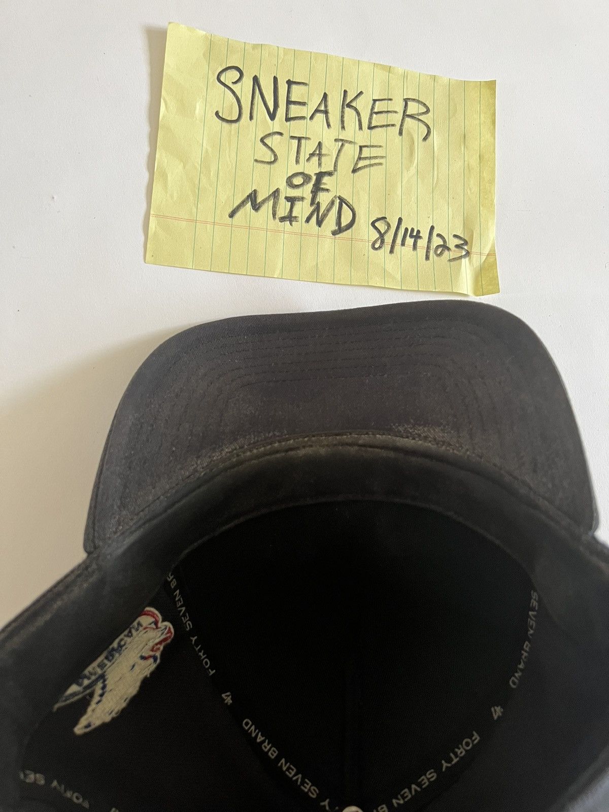 MLB RARE Navy SUPREME YANKEES SNAPBACK SS15 Fast shipping Size ONE SIZE - 7 Thumbnail