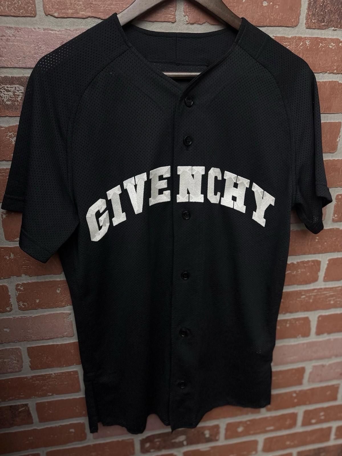 Givenchy GIVENCHY Mesh Jersey Black Uniform Size Small Authentic Size US 30 / EU 46 - 3 Thumbnail