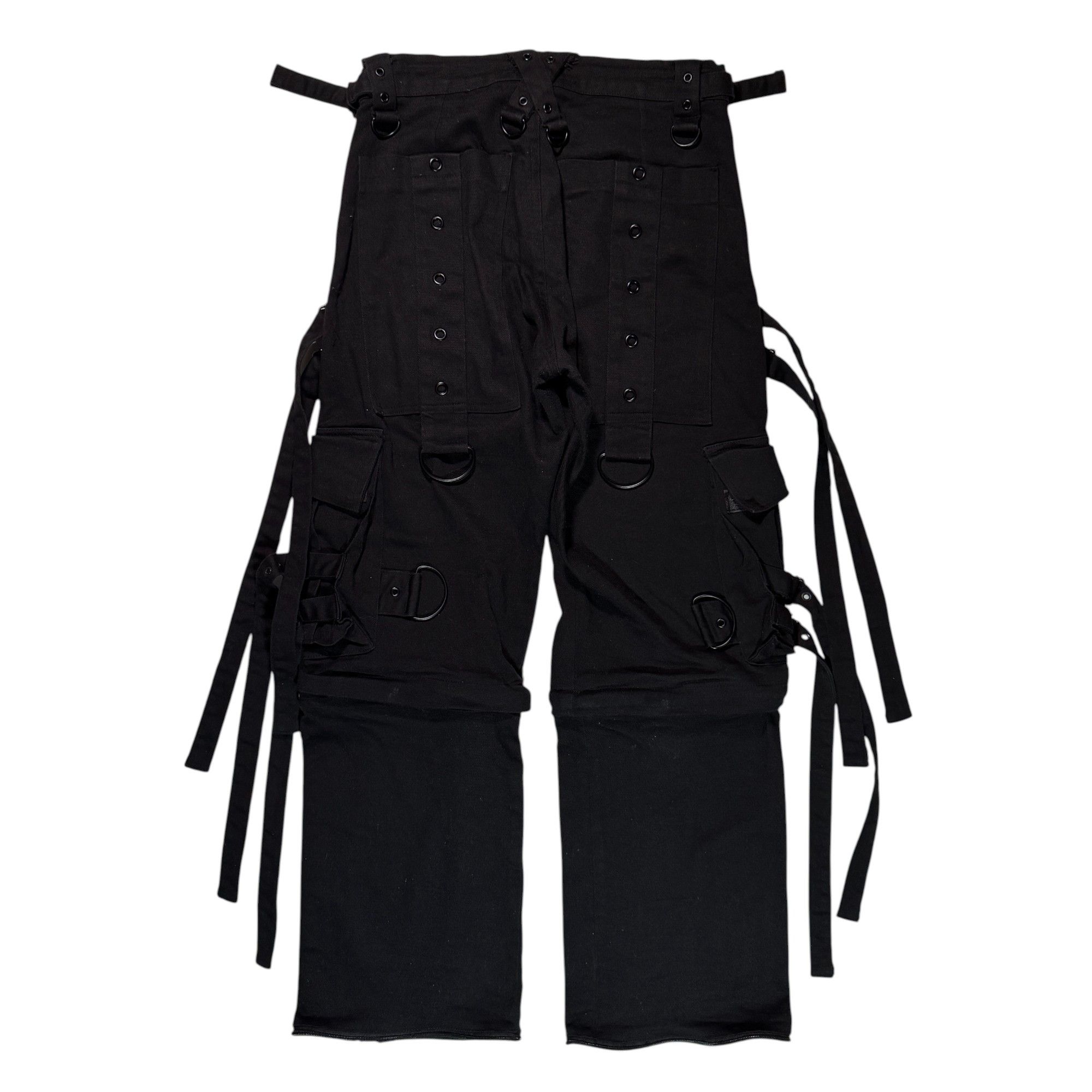 Japanese Brand Gothicana Pants Bondage Straps Avant-Garde Multipocket Cargo Size US 31 - 2 Thumbnail
