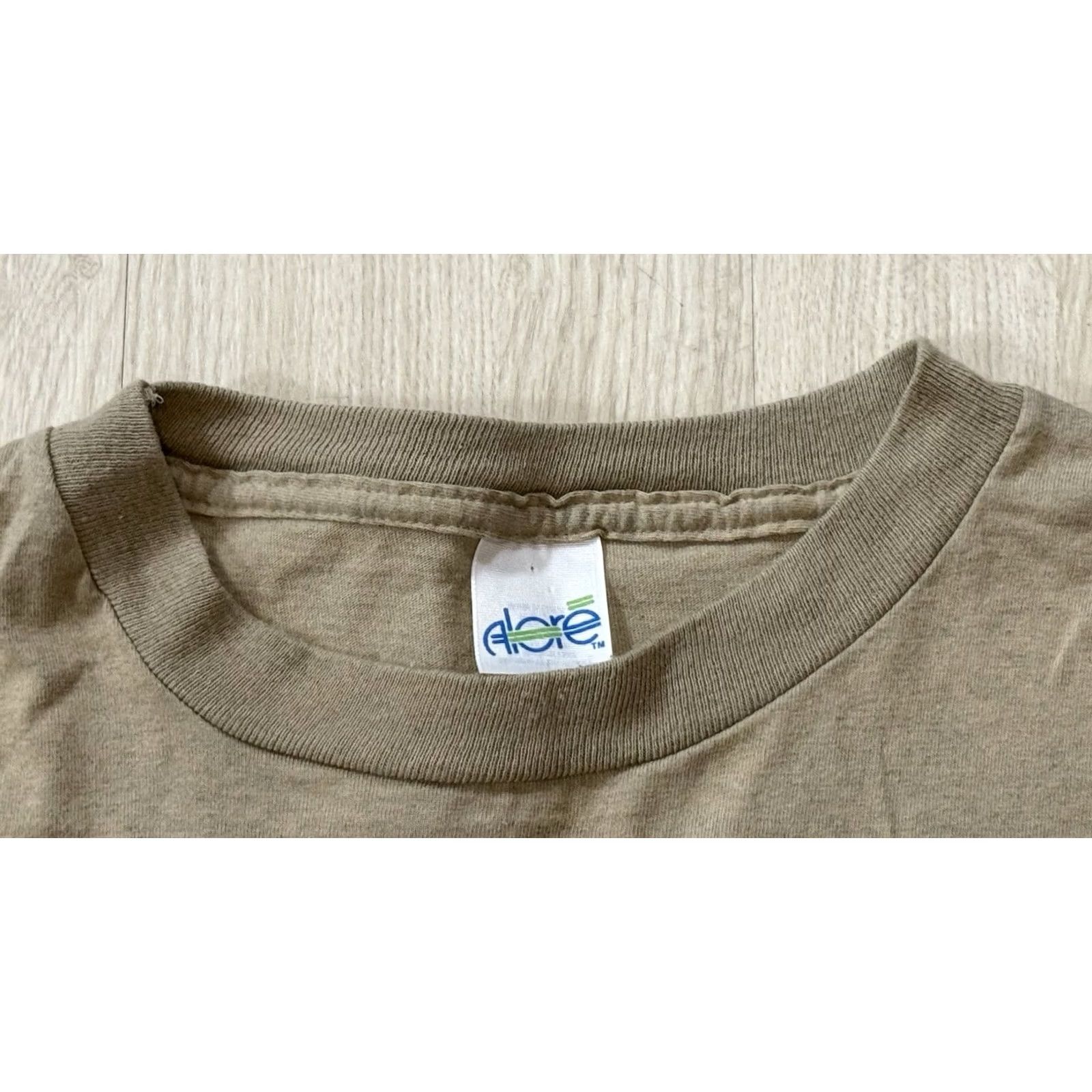 Vintage VINTAGE Armadillo Space Cowboy T-Shirt XXL Brown 1990s Gruene Texas USA Alore Western Mens Shirt Short Sleeve Cotton Size US XXL / EU 58 / 5 - 7 Thumbnail