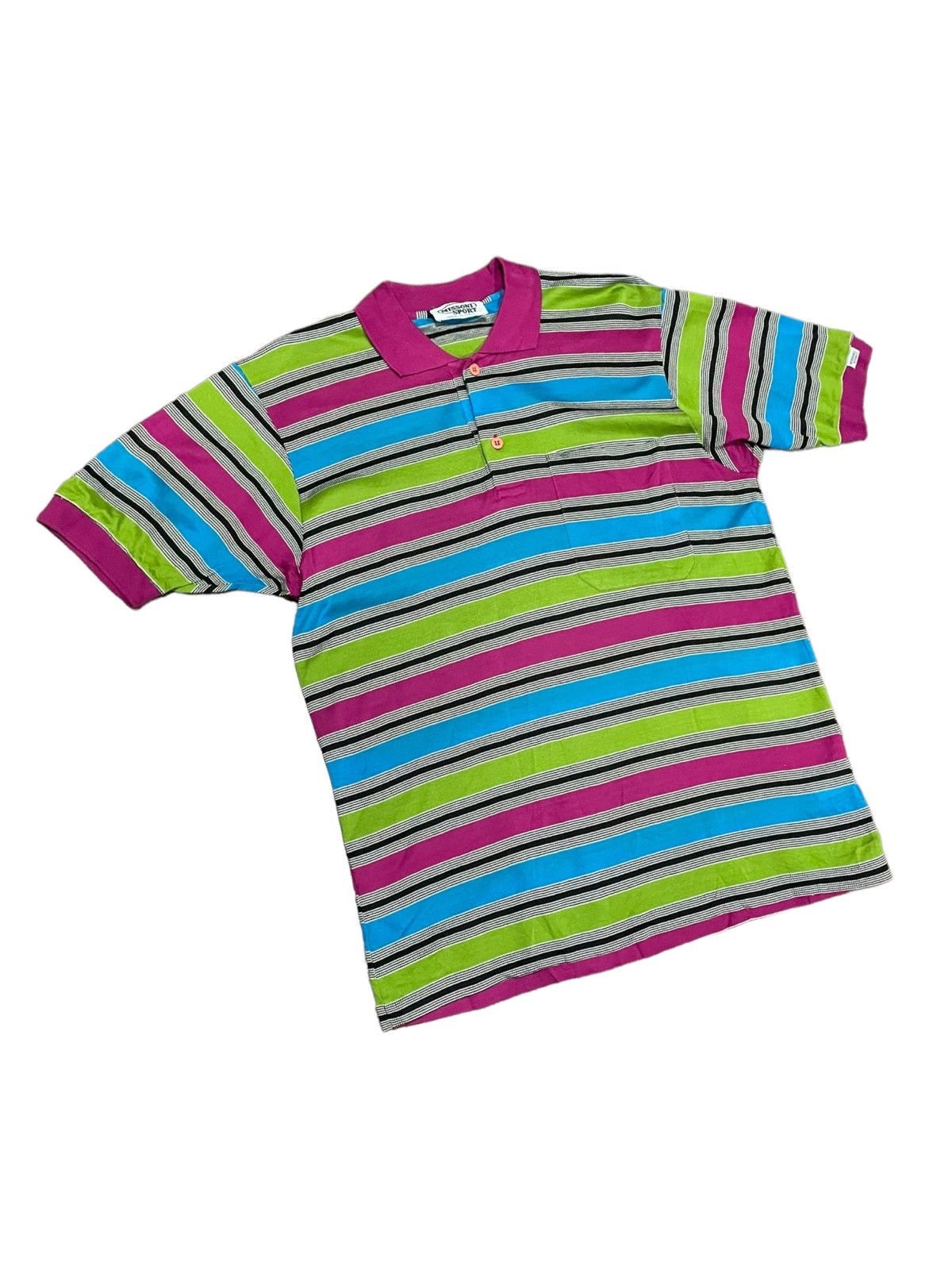 Missoni 90s Missoni 🇮🇹 Italy Polo Shirt Size US M / EU 48-50 / 2 - 2 Thumbnail