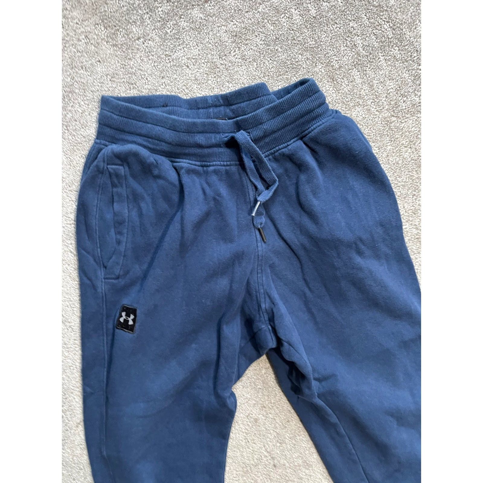 Under Armour Under Armour Men's Small Blue Loose Jogger Sweatpants Loose Solid Shirt? Size US 29 - 2 Thumbnail