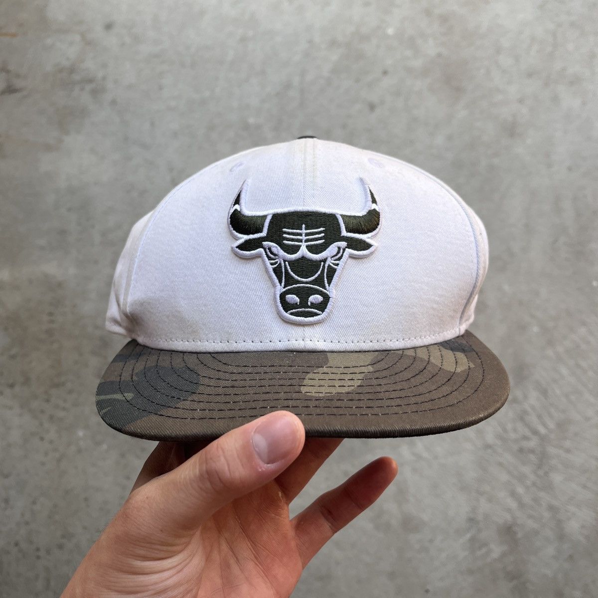 New Era Chicago Bulls New Era White Camo Snapback Size ONE SIZE - 1 Thumbnail