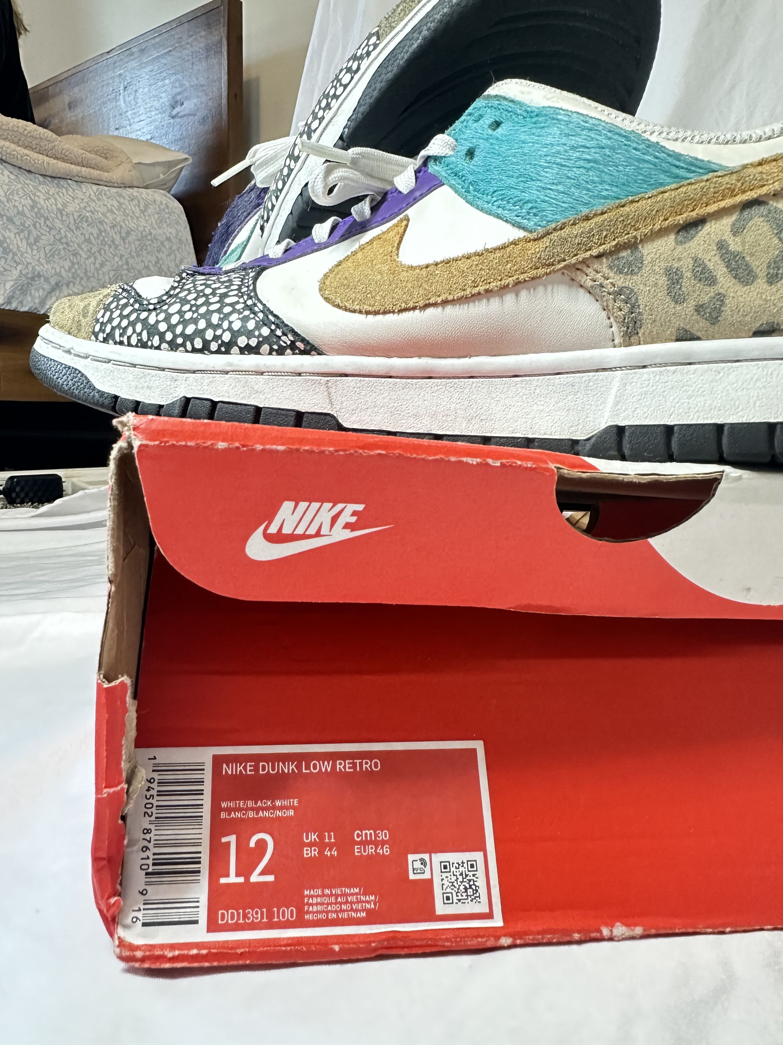 Nike Animal Dunks Size US 12 / IT 42 - 5 Thumbnail