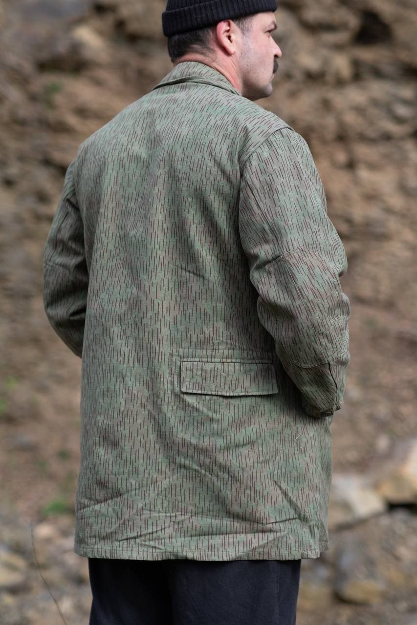 Japanese Brand Vintage Czech M60 Rain Camo Field Coat — 1964 | Sz 2B (M/L) Size US L / EU 52-54 / 3 - 3 Thumbnail