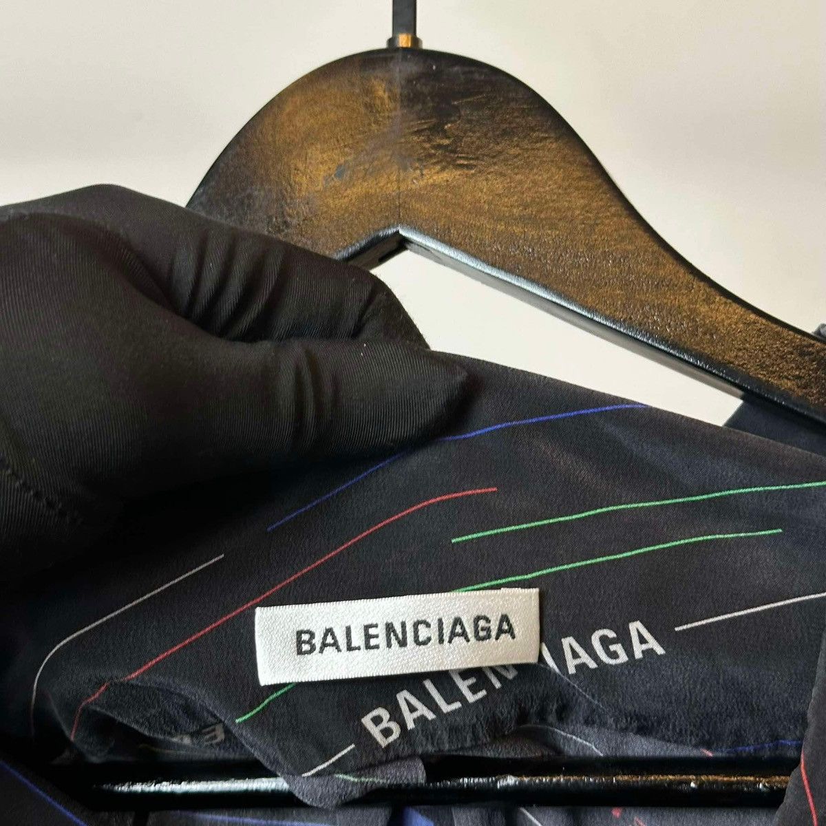 Balenciaga × Designer Balenciaga Multi Coller Silk Shirt Size US M / EU 48-50 / 2 - 3 Thumbnail