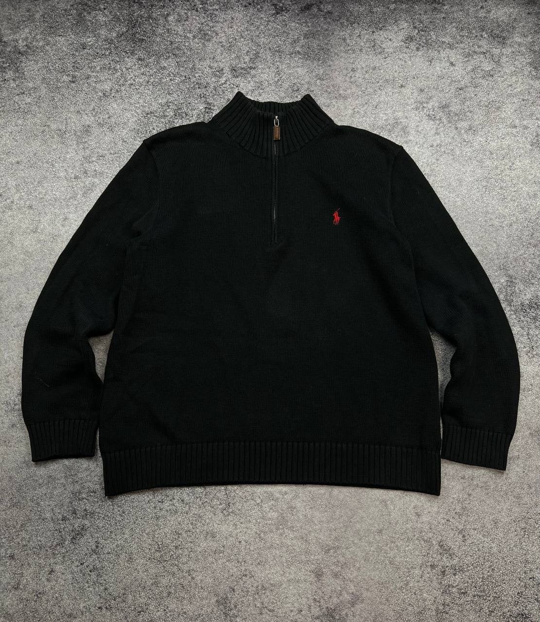 Polo Ralph Lauren Vintage Polo Ralph Lauren 1/3 Zip Sweater Knitwear Size US M / EU 48-50 / 2 - 1 Thumbnail