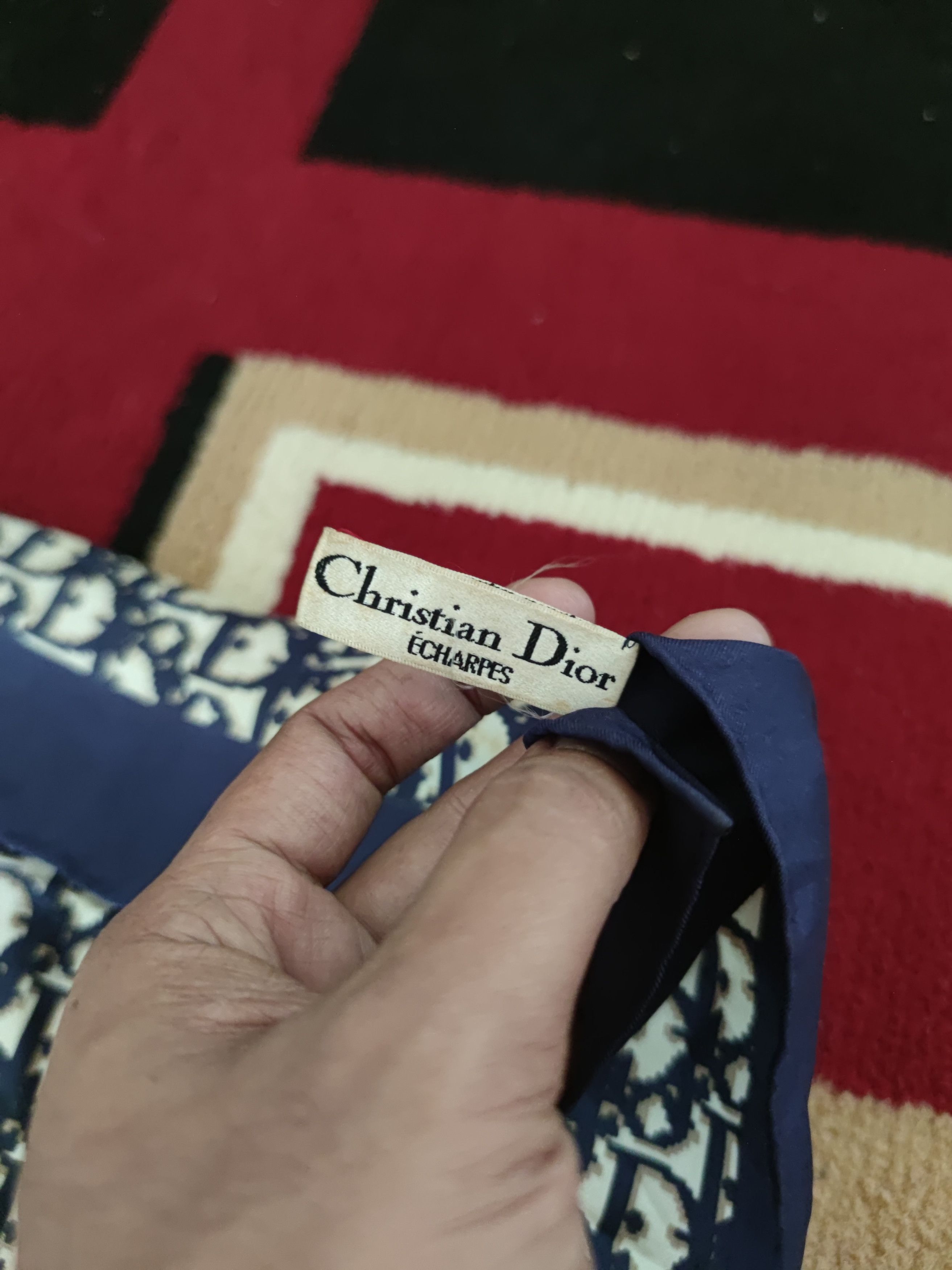 Dior Vintage Christian Dior Monogram Silk Scarf Size ONE SIZE - 5 Thumbnail