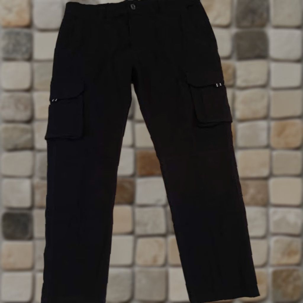 Vintage VINTAGE West Ace Cargo Pants Black 36 Mens Regular Cargo Police 29in Inseam 36in Waist Size US 36 / EU 52 - 1 Thumbnail