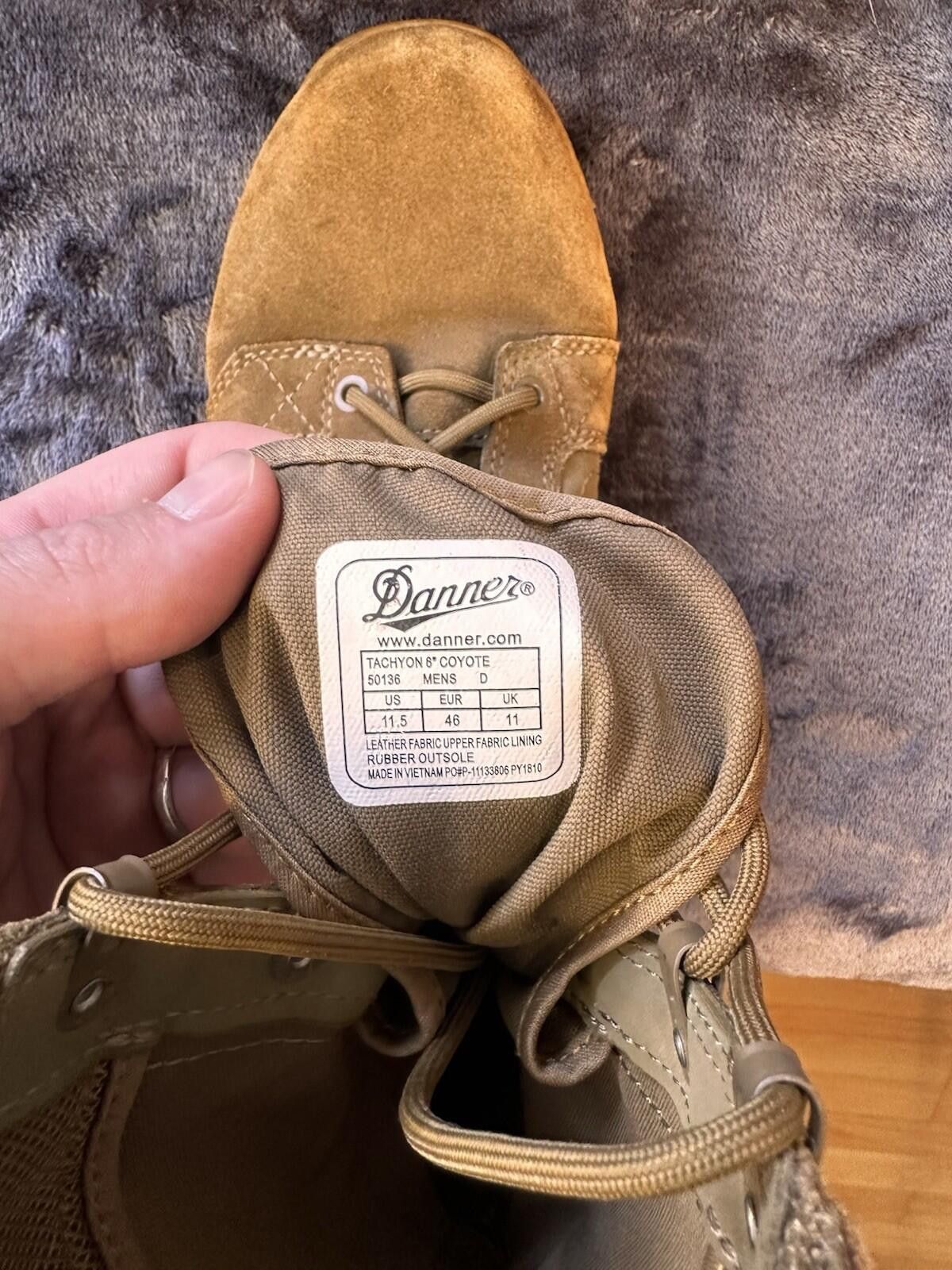 Danner Danner Tachyon 8” Tactical Boots Coyote Men's 11.5 D Size ONE SIZE - 8 Thumbnail