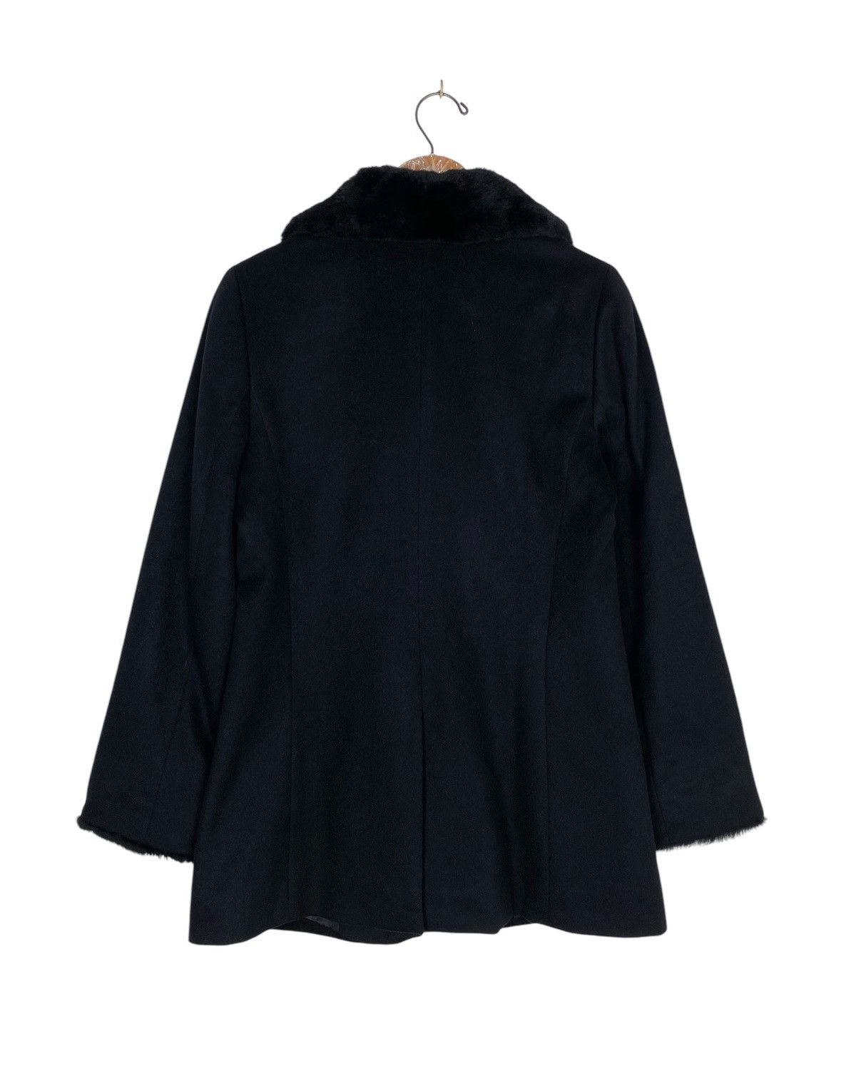 Lanvin Rare‼️ Lanvin Collection Fur Double Collar Coat Made Japan Size M / US 6-8 / IT 42-44 - 5 Thumbnail