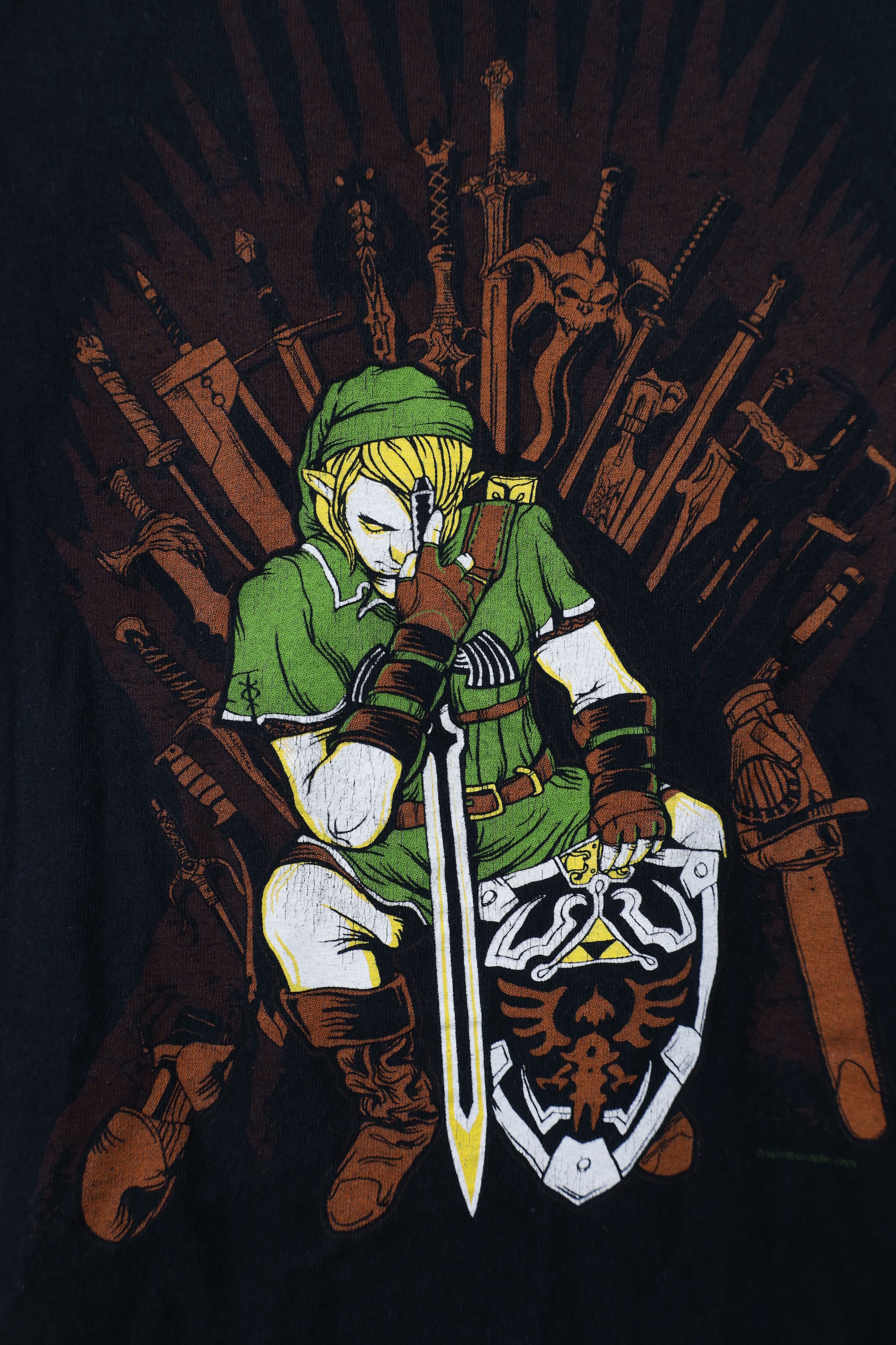 Vintage Vintage The Legend Of Zelda Gamer Short Sleeve T-Shirt Size US L / EU 52-54 / 3 - 4 Thumbnail