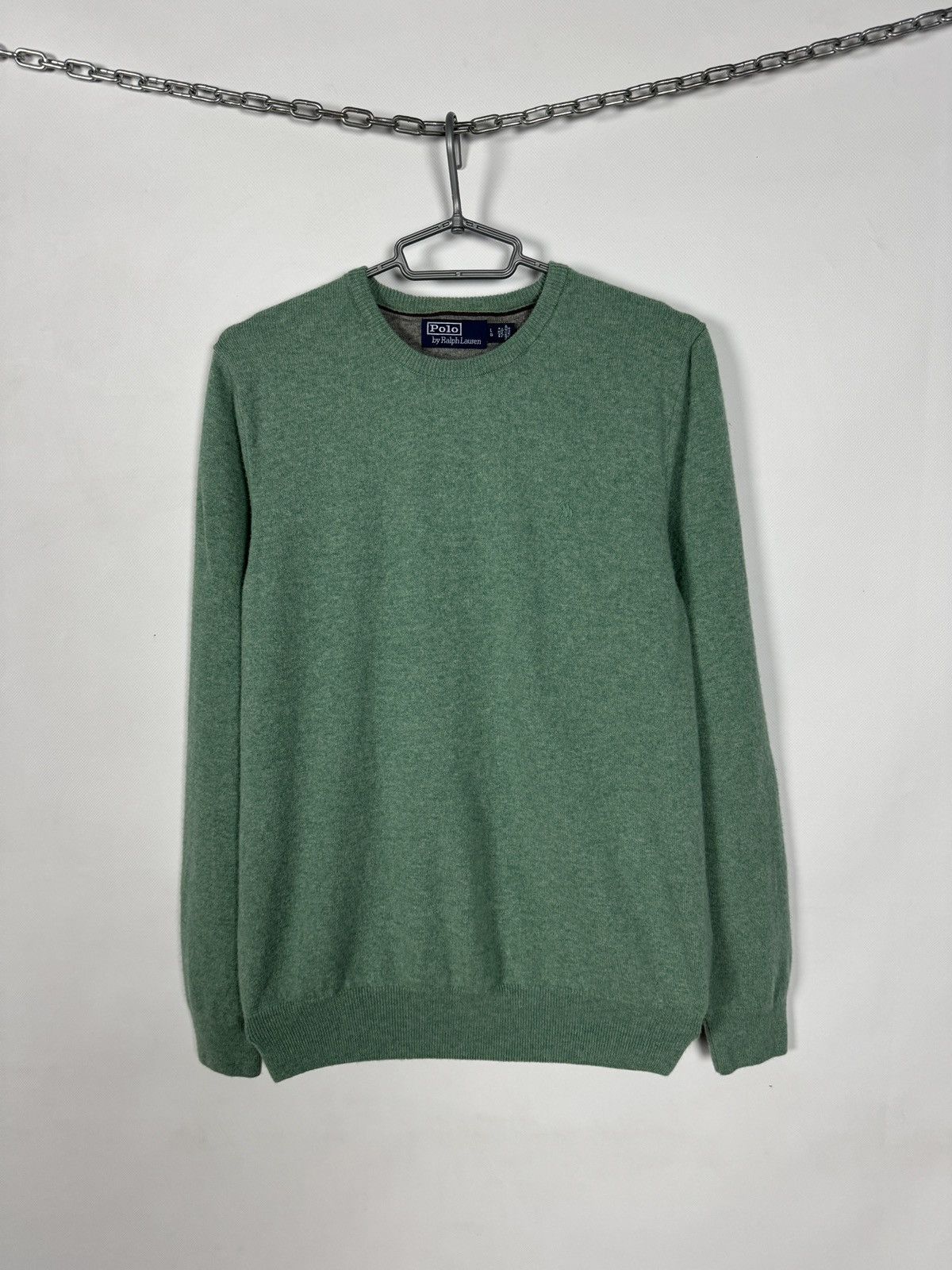 Polo Ralph Lauren Men’s Polo Ralph Lauren Crewneck Wool Sweater Vintage Size L Size US L / EU 52-54 / 3 - 1 Thumbnail