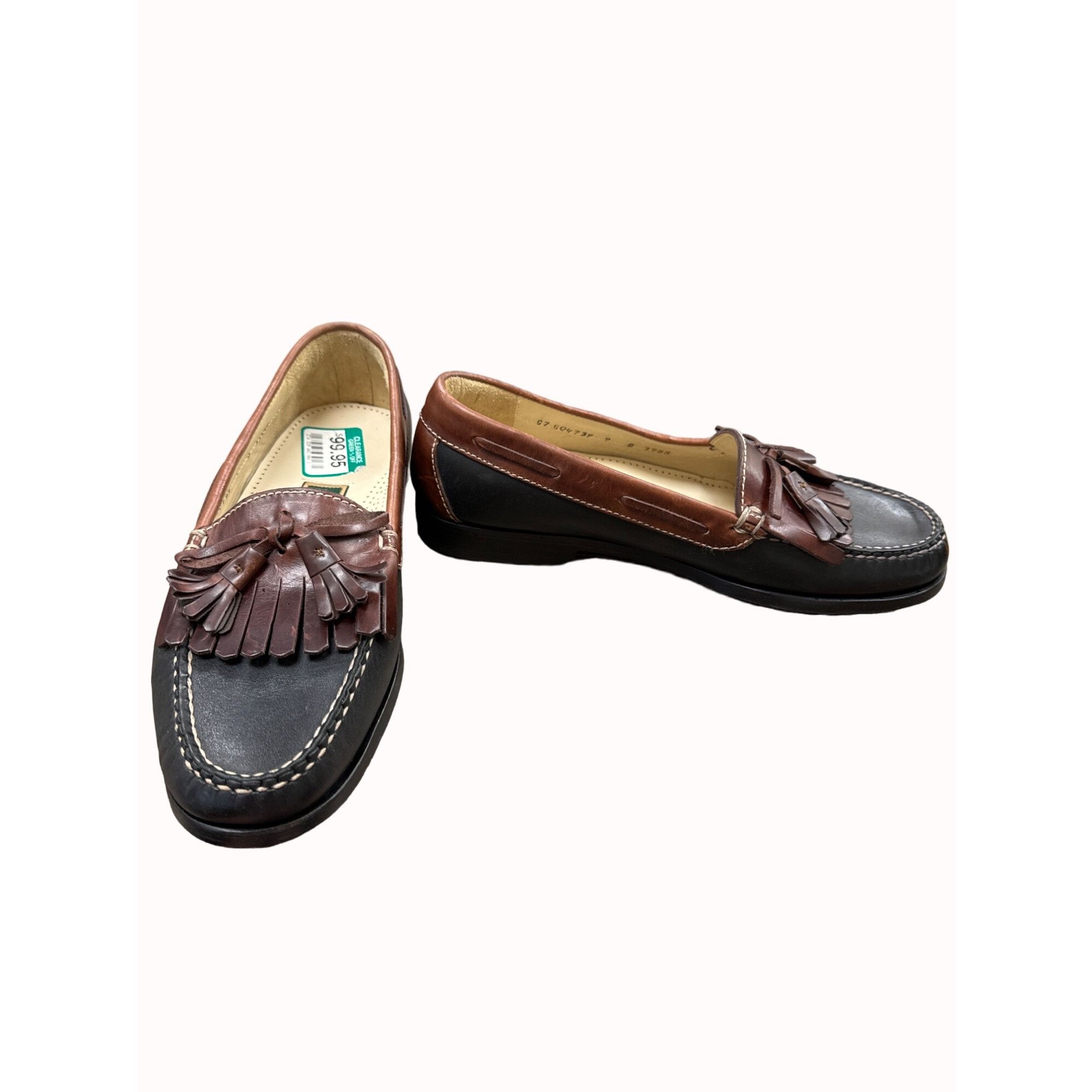 Cole Haan Cole Haan men’s brown leather tassel slip on loafer shoes 9D Size US 9 / EU 42 - 2 Thumbnail