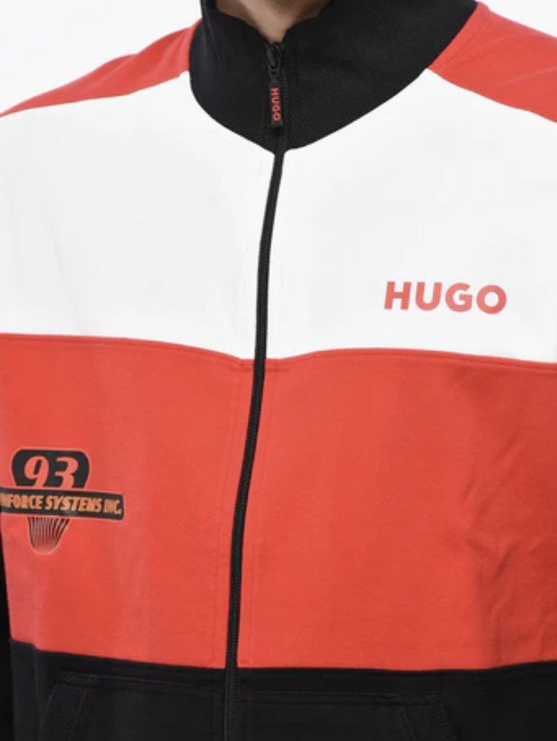 Hugo Boss Hugo Boss Stretch Cotton Sweatshirt with Zip US L Size US L / EU 52-54 / 3 - 2 Thumbnail