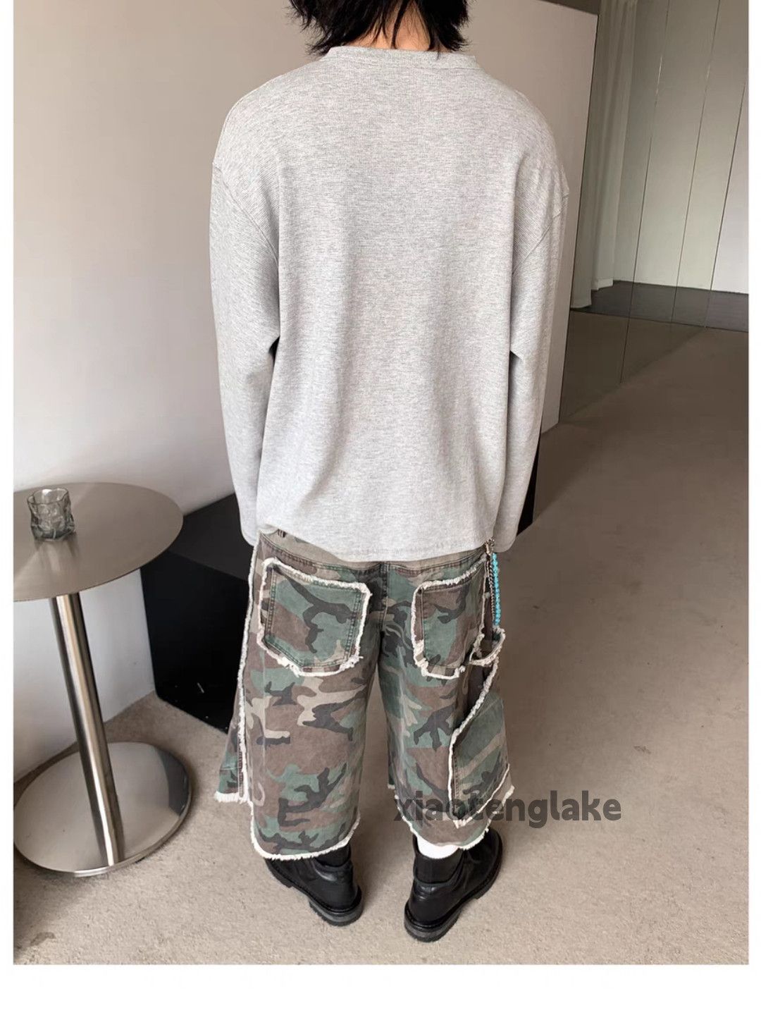 Designer Unisex outdoor utility baggy skate hiphop flared shorts Size US 34 / EU 50 - 6 Thumbnail