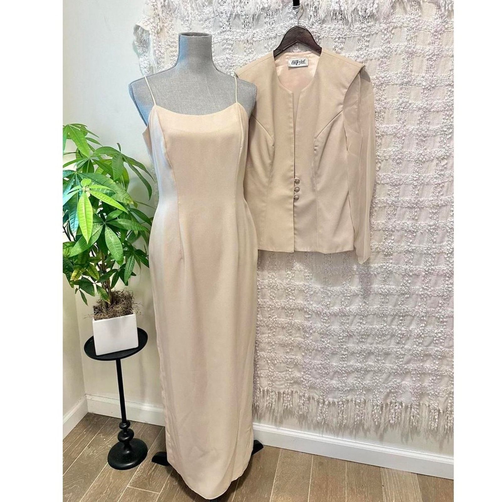 Other vintage Bill Levkoff evening gown dress old Hollywood Size XL / US 12-14 / IT 48-50 - 2 Thumbnail