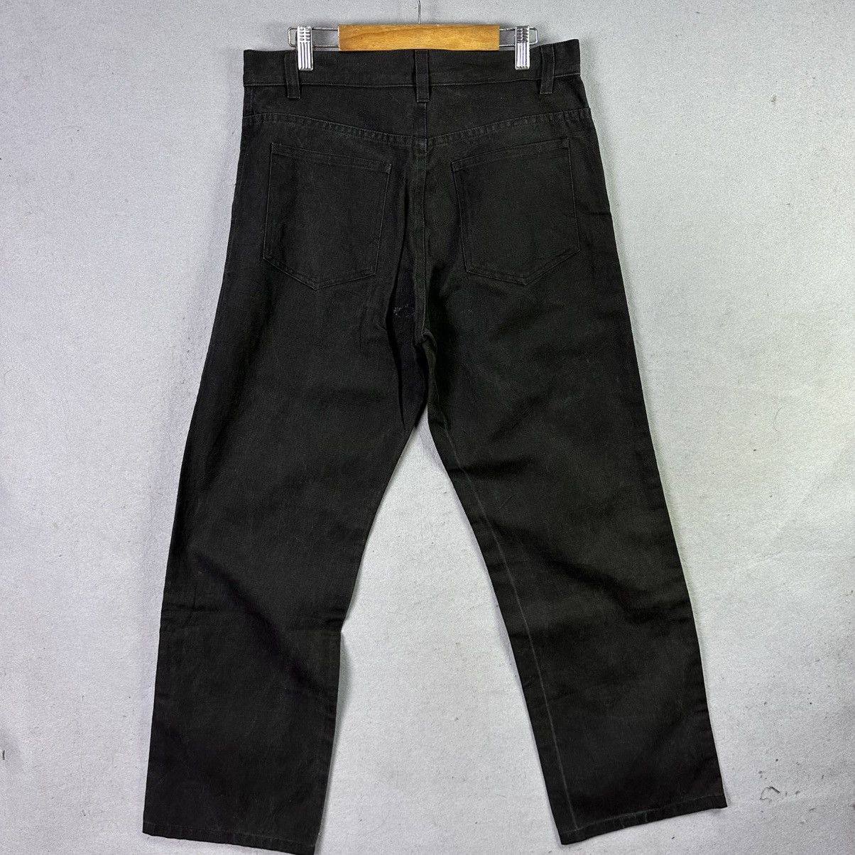 A.P.C. Vintage A.P.C. Work Pants France Made Black Minimal Trousers Size US 32 / EU 48 - 3 Thumbnail