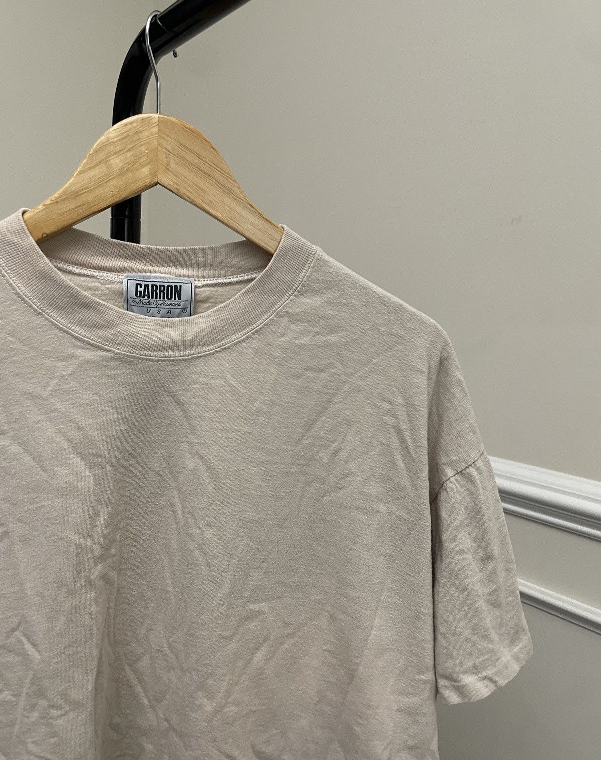 Vintage Vintage 90s Boxy Blank Tee Shirt Unsoundrags Hanes Size US S / EU 44-46 / 1 - 1 Thumbnail