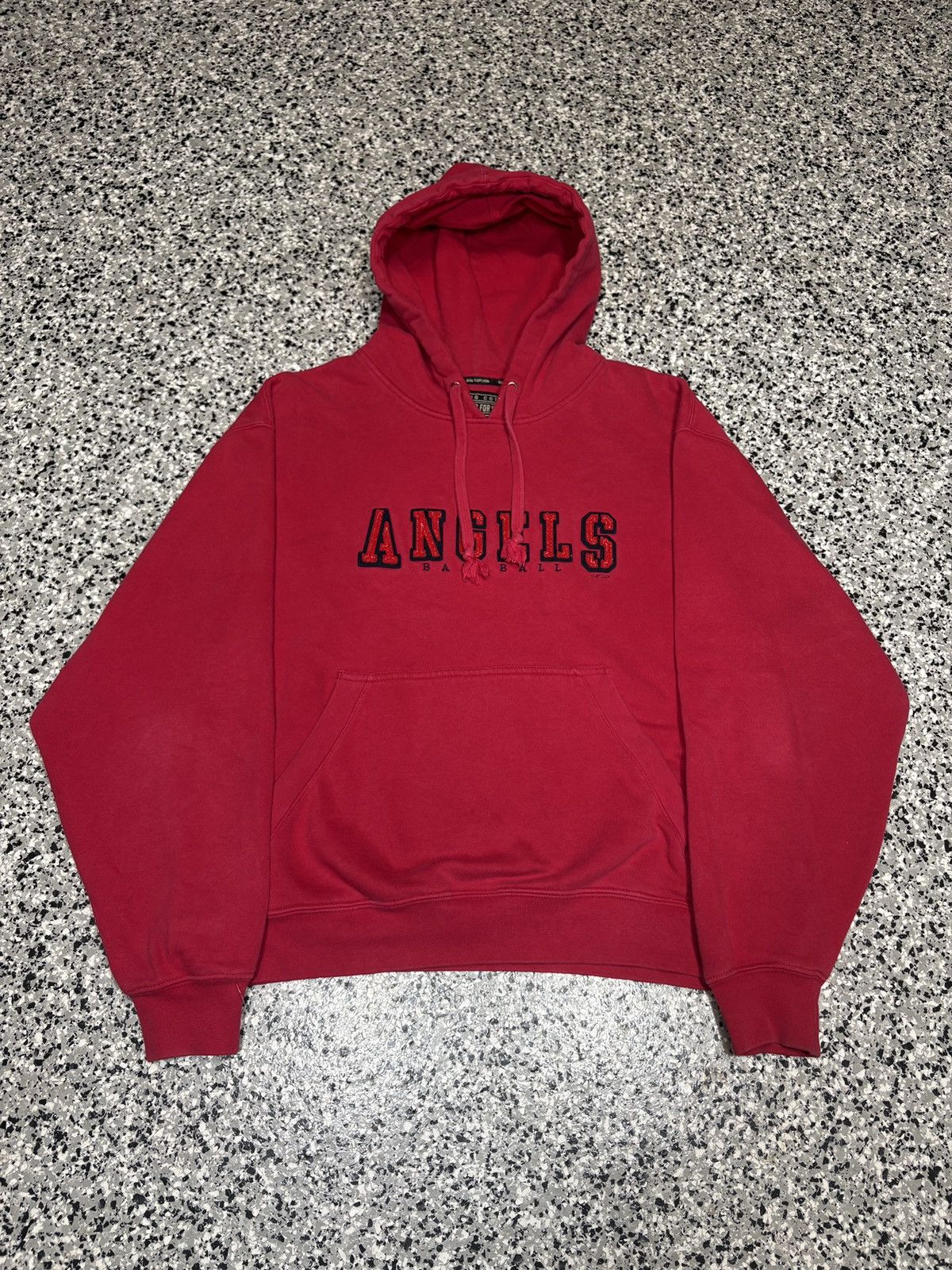 MLB Vintage 2004 Big Cotton Anaheim Angels Hoodie Size M 0586 Size US M / EU 48-50 / 2 - 1 Thumbnail