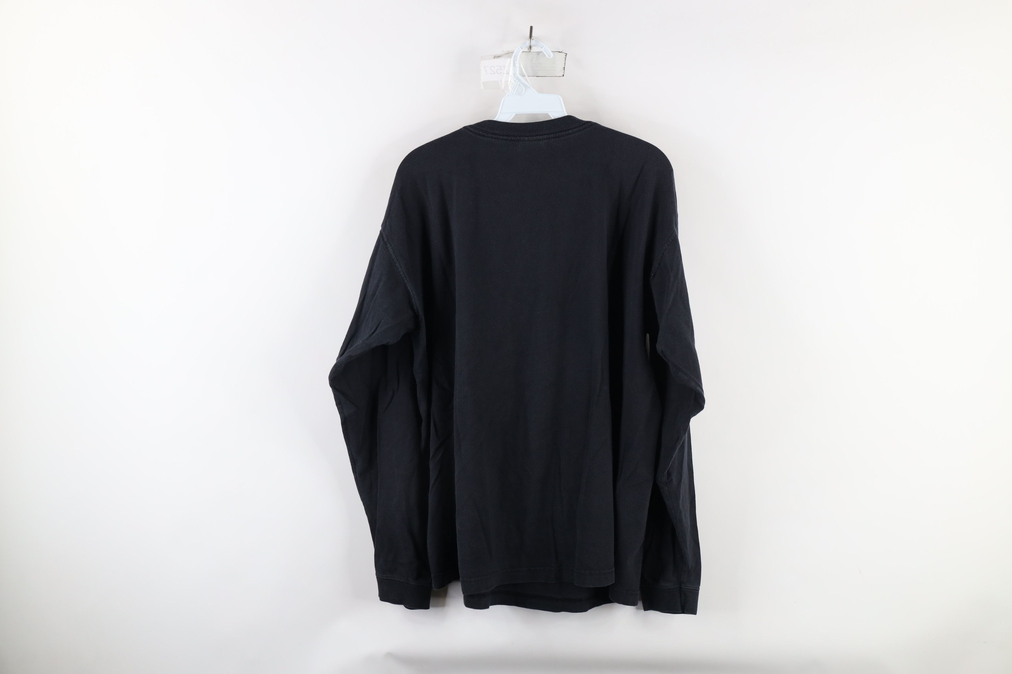 Vintage Vintage 90s Streetwear Long Sleeve T-Shirt Black Cotton Size US L / EU 52-54 / 3 - 6 Thumbnail