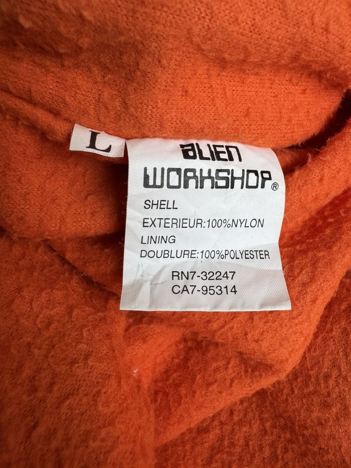 Alien Workshop VERY RARE VINTAGE JACKET ALIEN WORKSHOP HIP HOP RAPPER SKATE Size US L / EU 52-54 / 3 - 8 Thumbnail