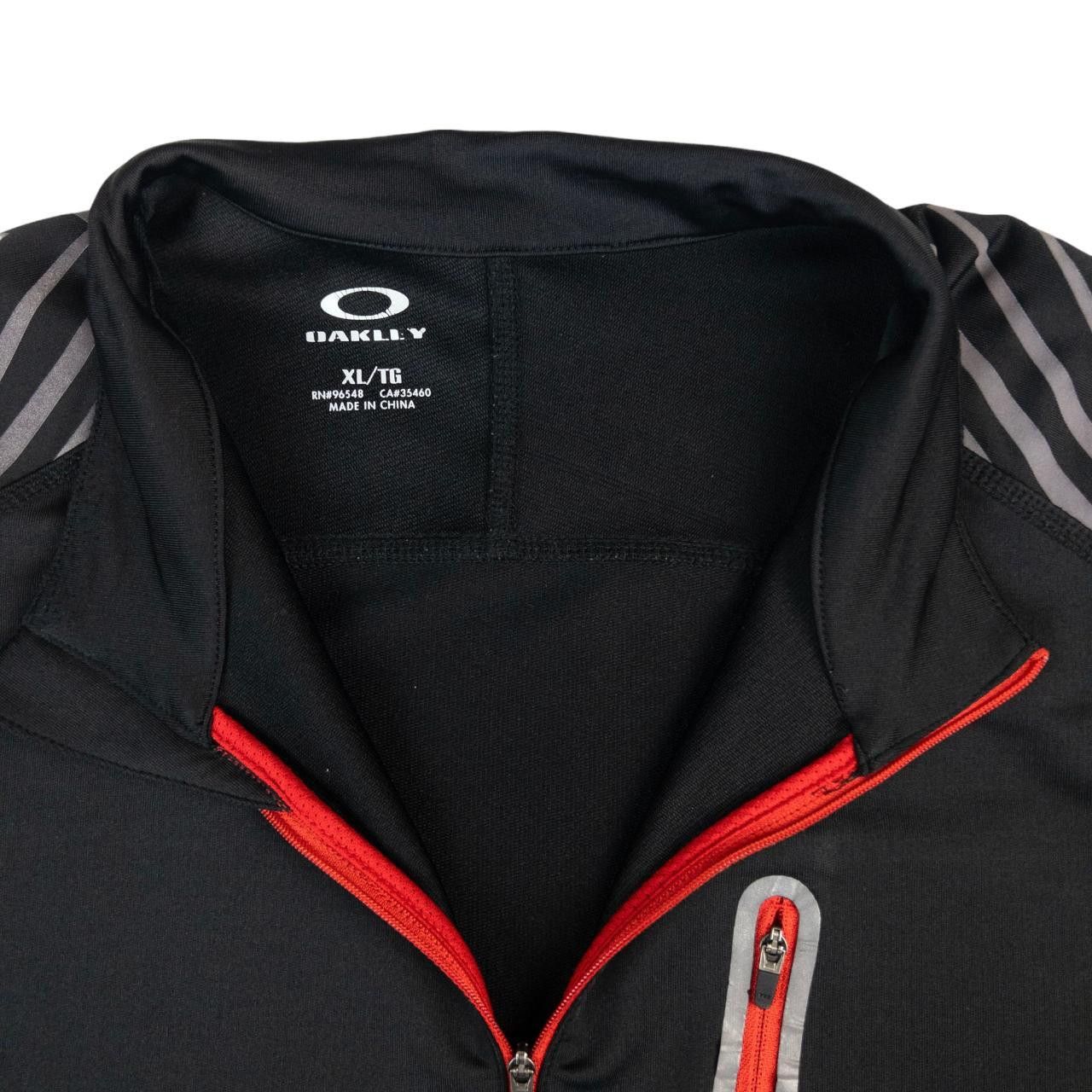 Oakley Vintage Oakley Q Zip Athletic Sweatshirt Size XL Size US XL / EU 56 / 4 - 4 Thumbnail