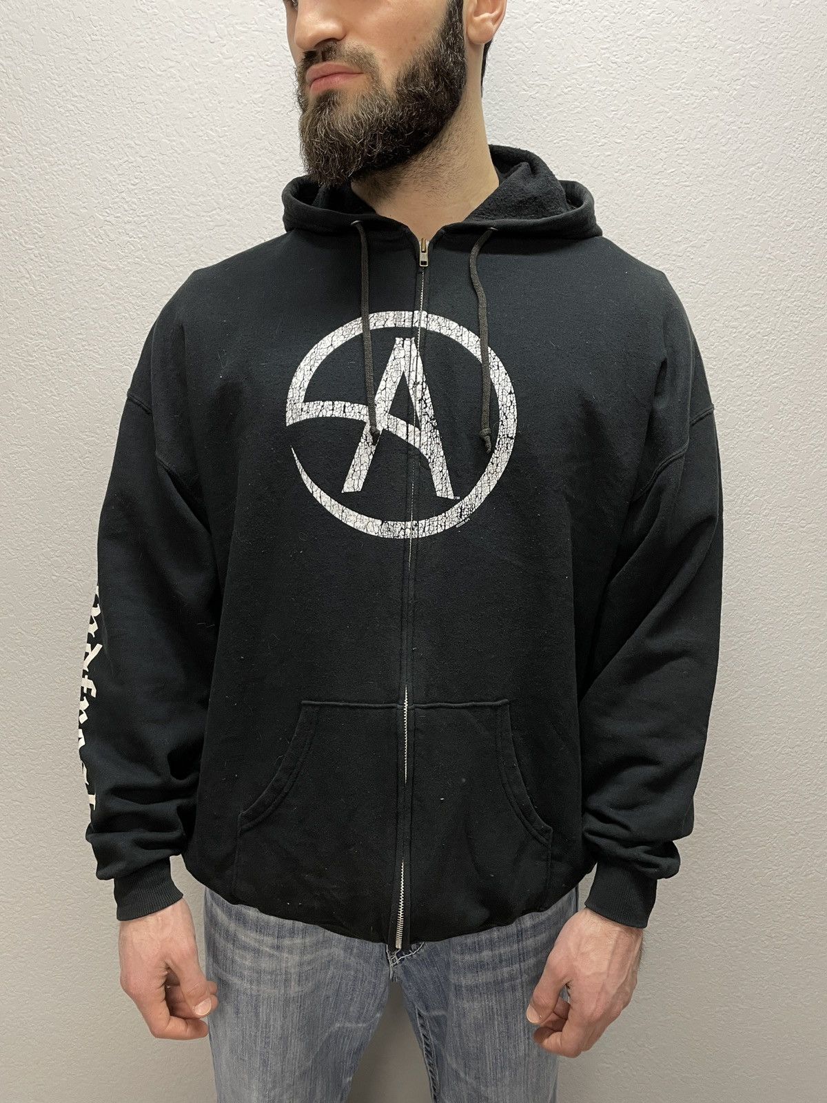 Band Tees × Vintage Vintage Y2K Criss Angel Mind Freack 2005 Zip Hoodie Size US XL / EU 56 / 4 - 10 Thumbnail