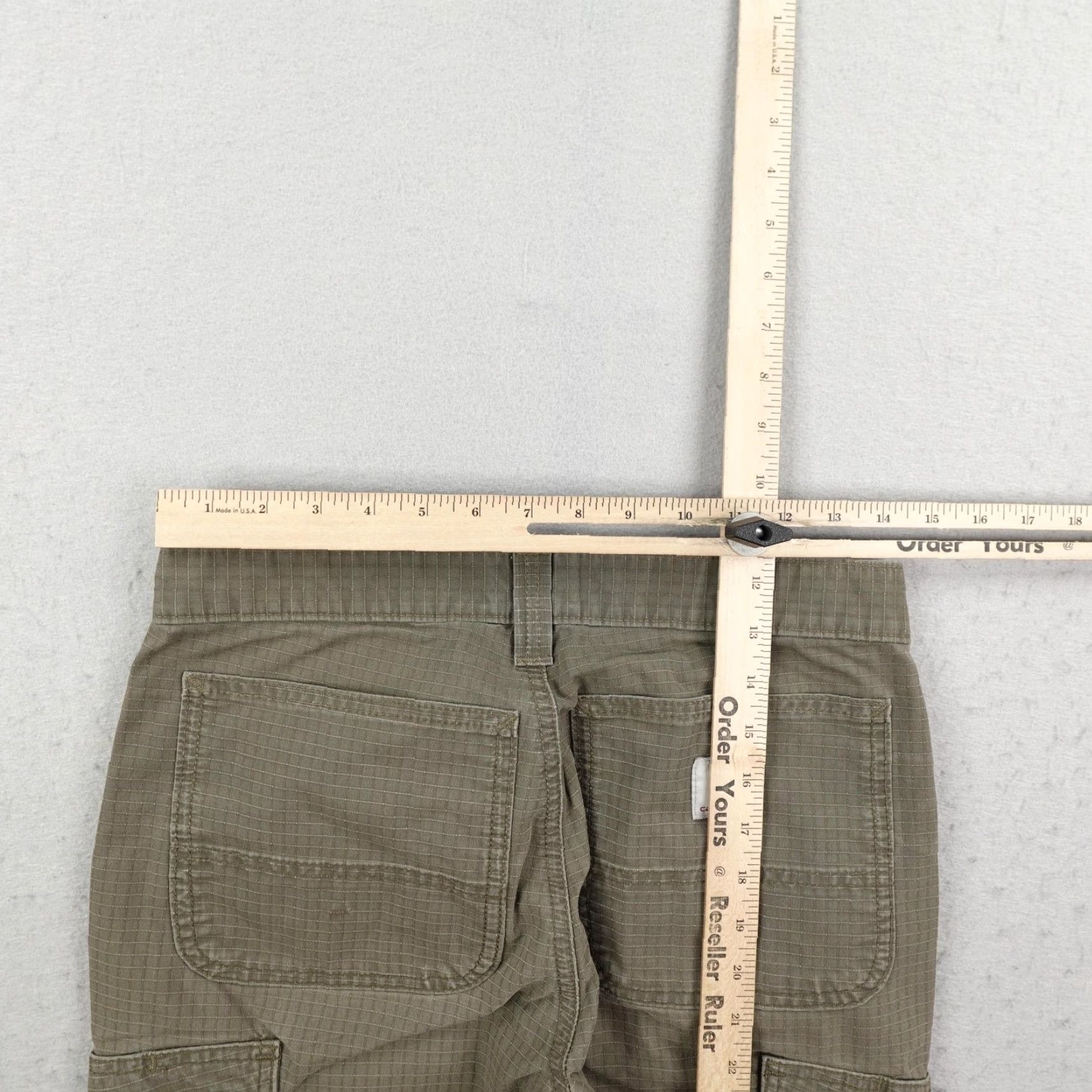 Carhartt VINTAGE not applicable; create title: Carhartt Shorts Mens 30 Green Force Relaxed Fit Ripstop Cargo Work Heavy Duty Casual Outdoor Size US 30 / EU 46 - 7 Thumbnail