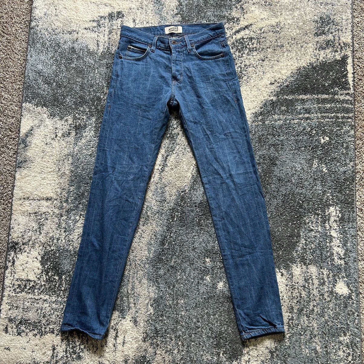 Naked & Famous LiGHTWEiGHT 9 oz ANTiQUE SELVEDGE SUPER SKiNNY GUY SPRiNG Size US 30 / EU 46 - 6 Thumbnail