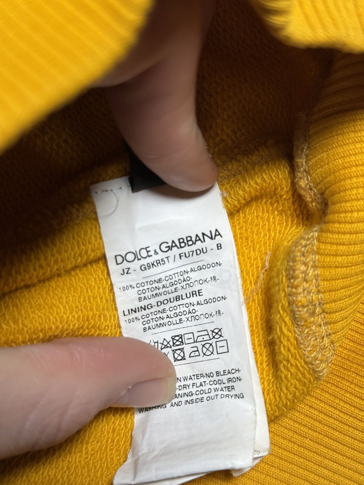 Dolce & Gabbana *RARE* Dolce & Gabbana Oversized Logo Hoodie Size US S / EU 44-46 / 1 - 9 Thumbnail