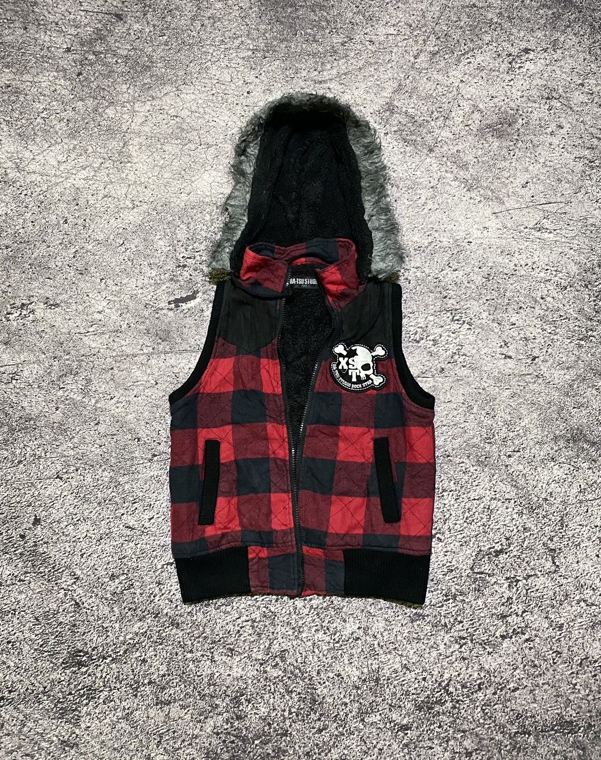 Hysteric Glamour × If Six Was Nine × Le Grande Bleu (L.G.B.) Y2k Bat-su studio skull ifsixwasnine fur vest Size US S / EU 44-46 / 1 - 1 Thumbnail